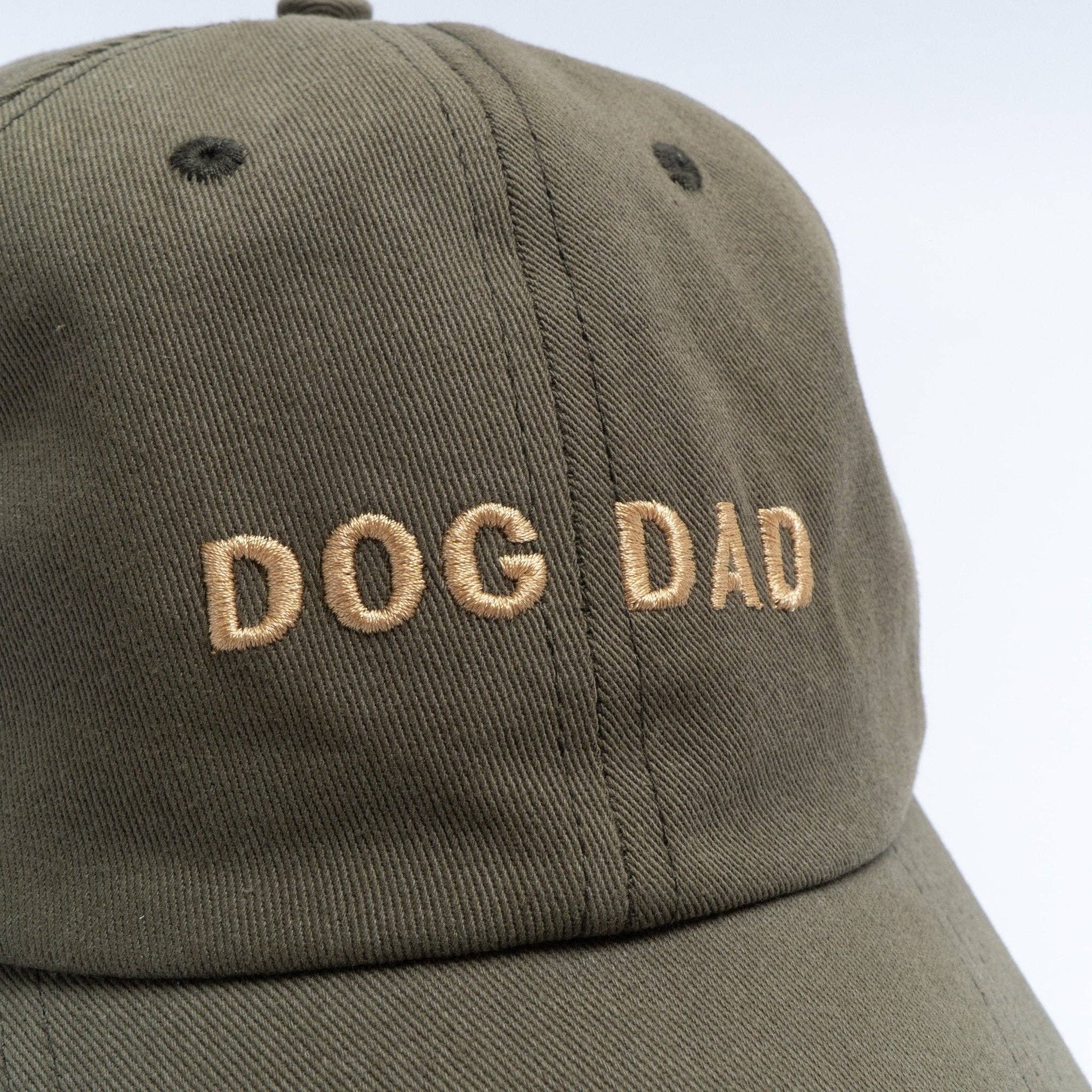 Olive Dog Dad Hat