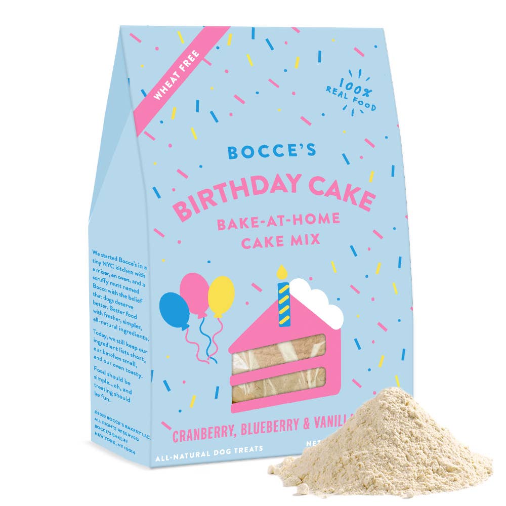 Bocce's Bakery - Birthday Cake Mix for Dogs, 9oz