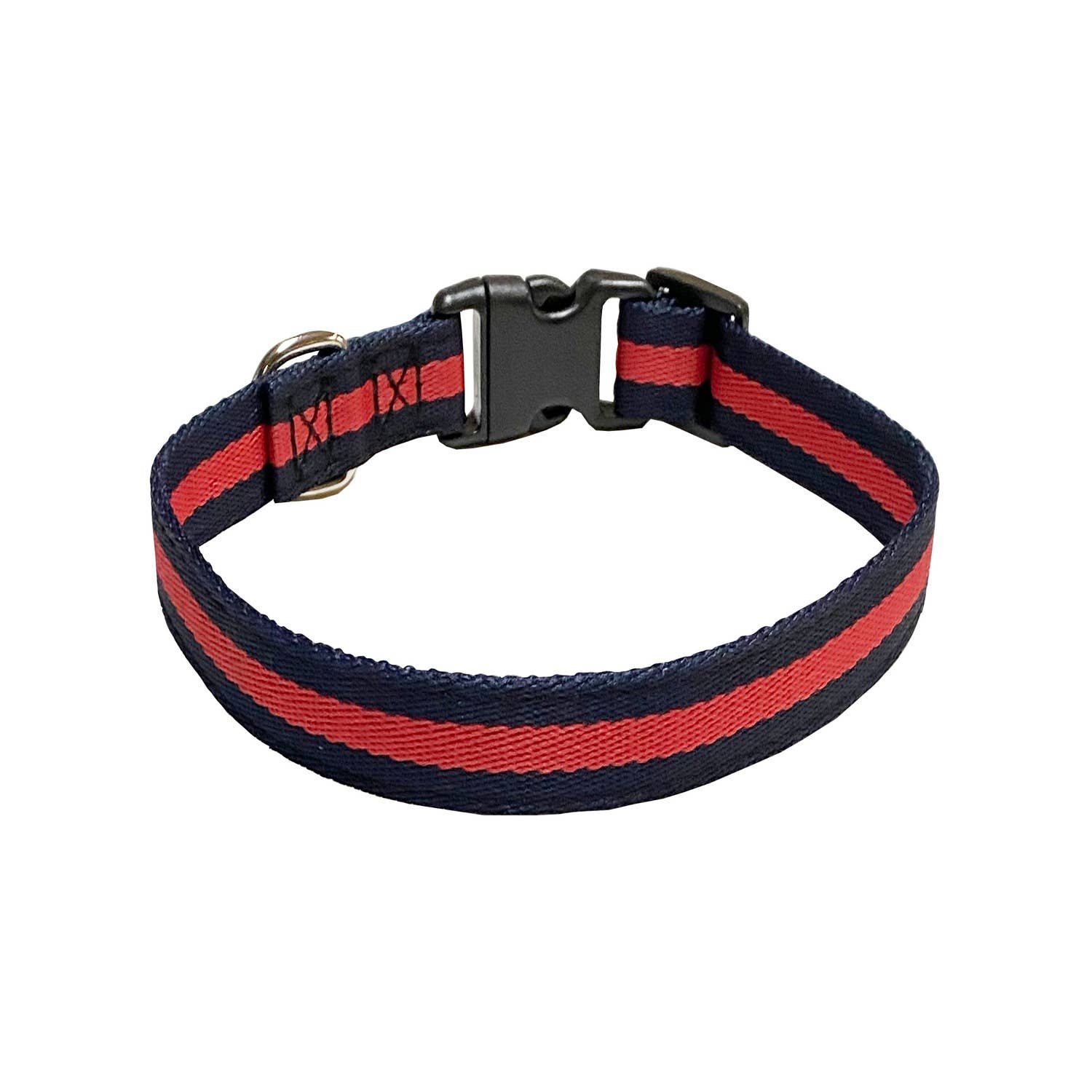 BARK by DOG - MARCO NAVY/RED STRIPE COLLAR