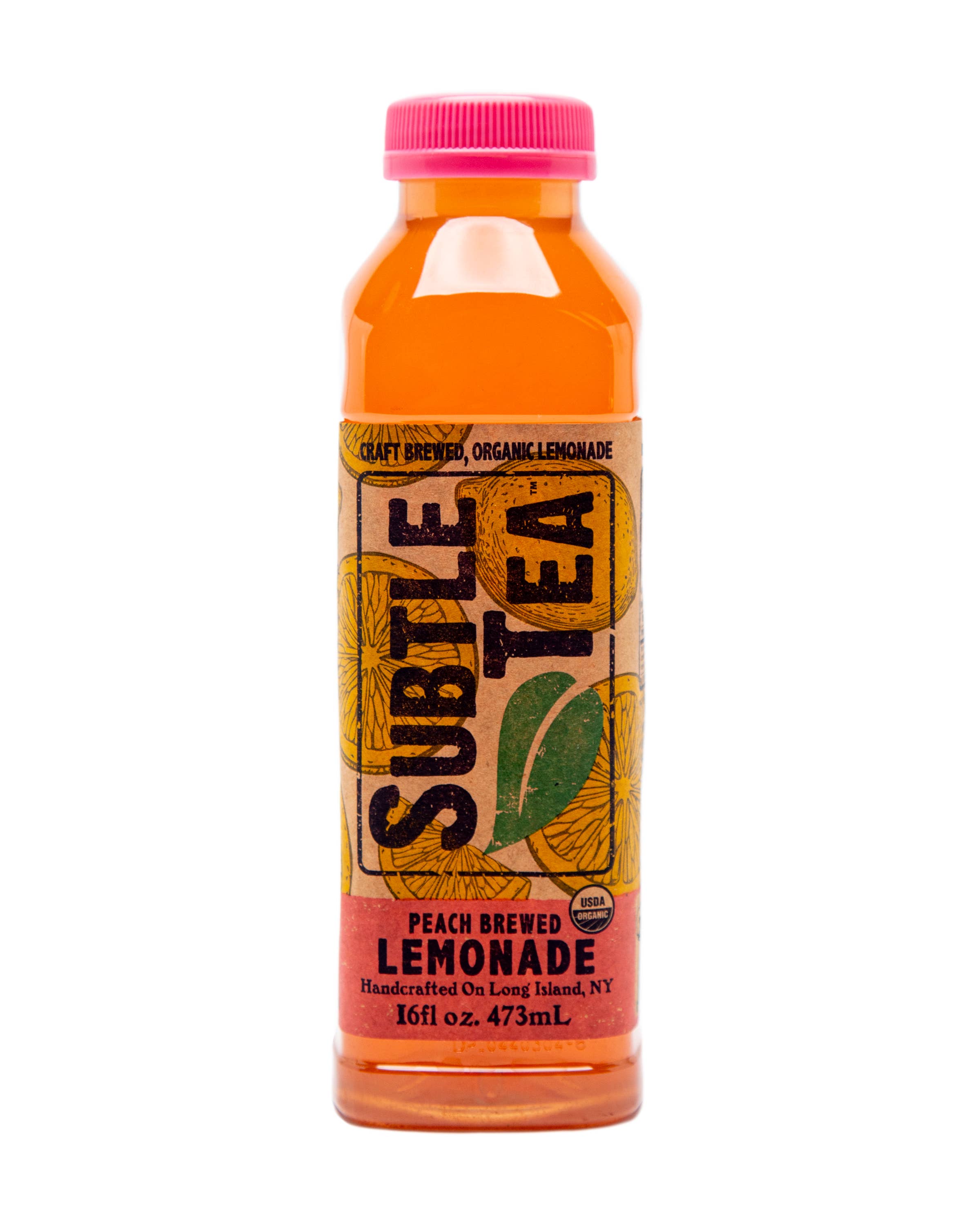 Subtle Tea - Subtle Tea Peach Brewed Lemonade - Case (12 Bottles)