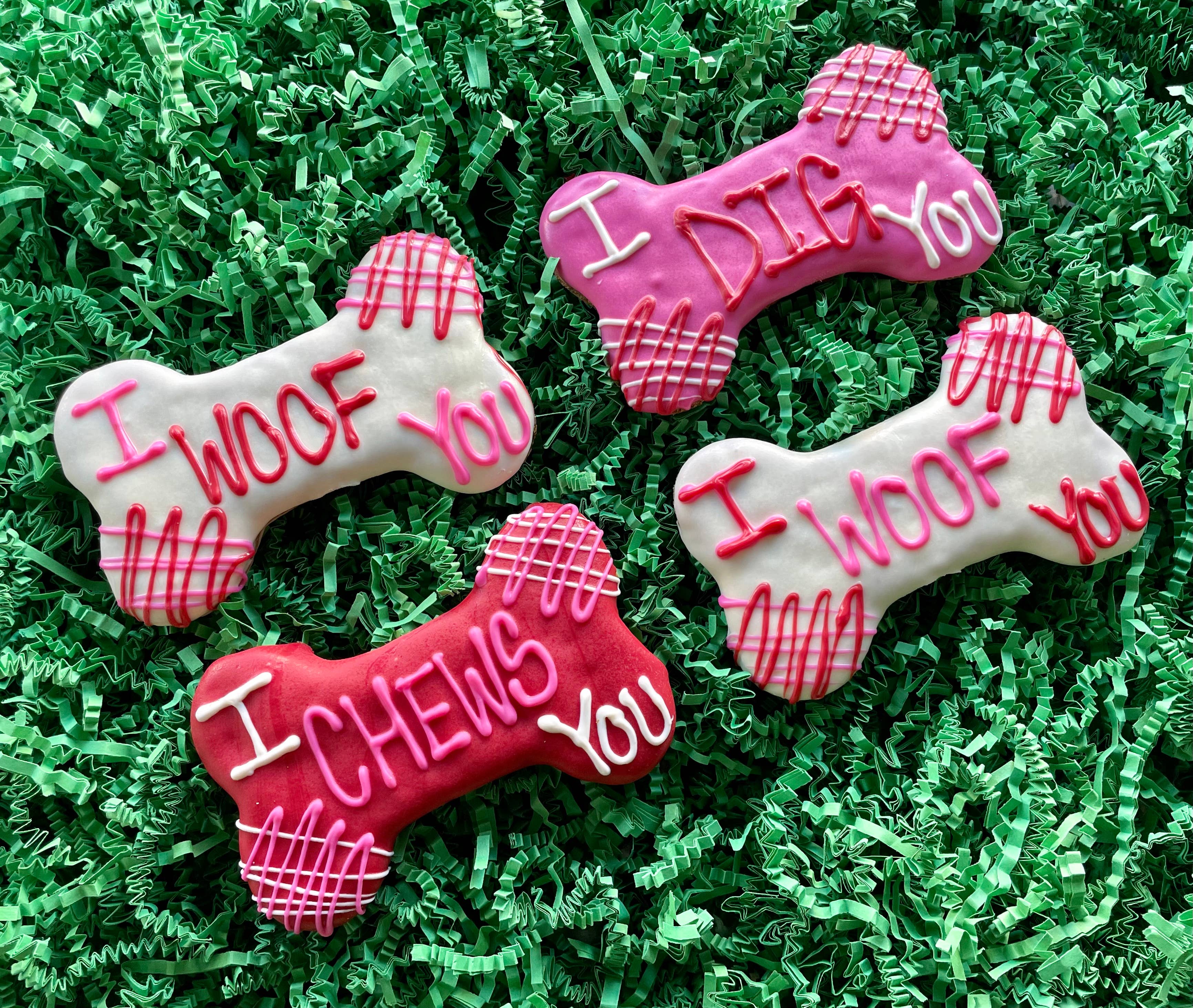 YumYum4DOGS - Assorted Valentine 6 inch dog treats