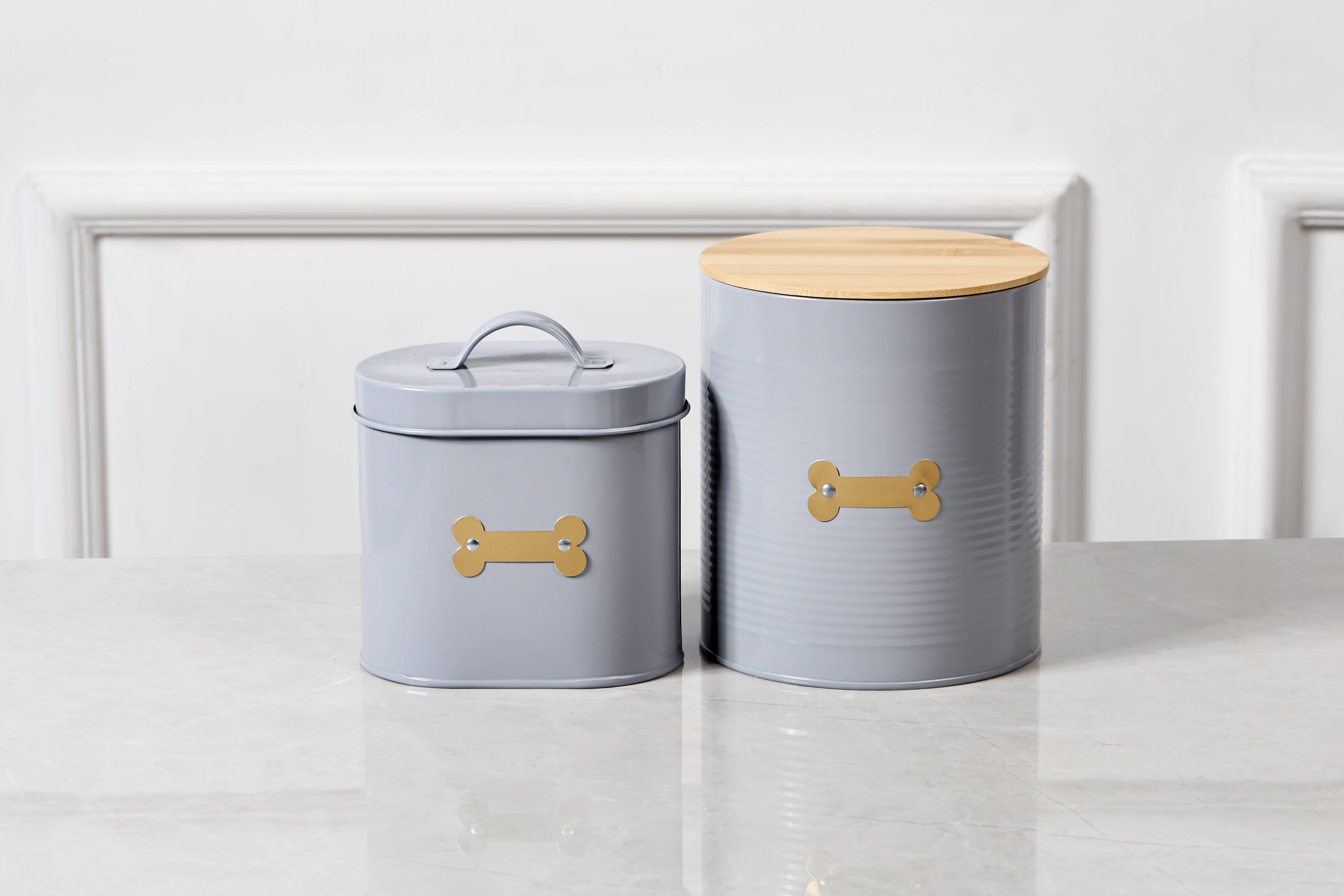 Park Life Designs - Hector Grey Food Tin