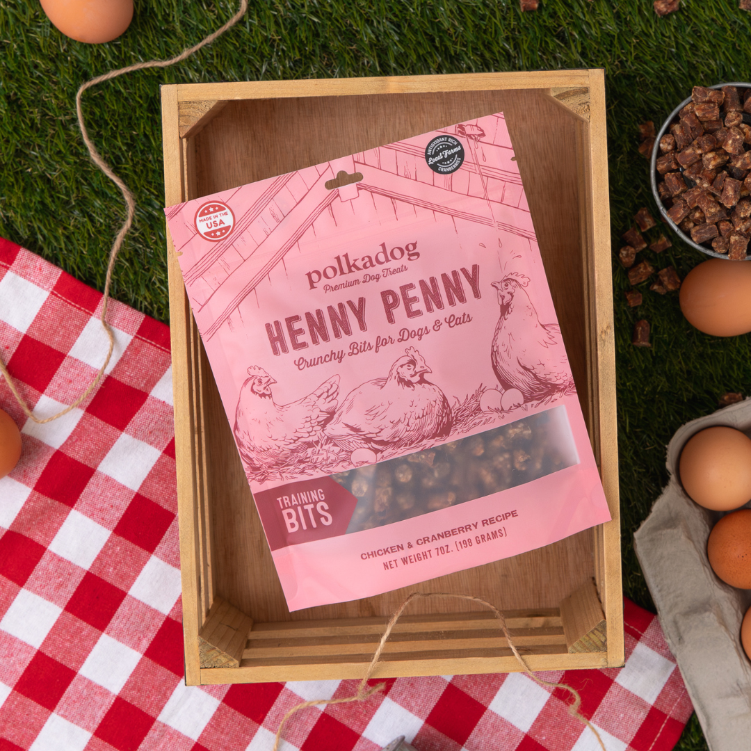 Polkadog - Henny Penny Bits - 7oz - Dog Treats