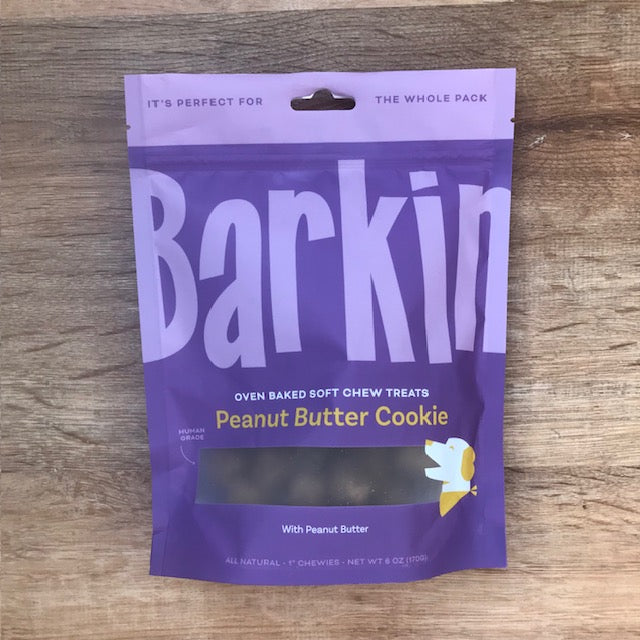 Barkin Peanut Butter Cookie - Soft Chew Dog Treats
