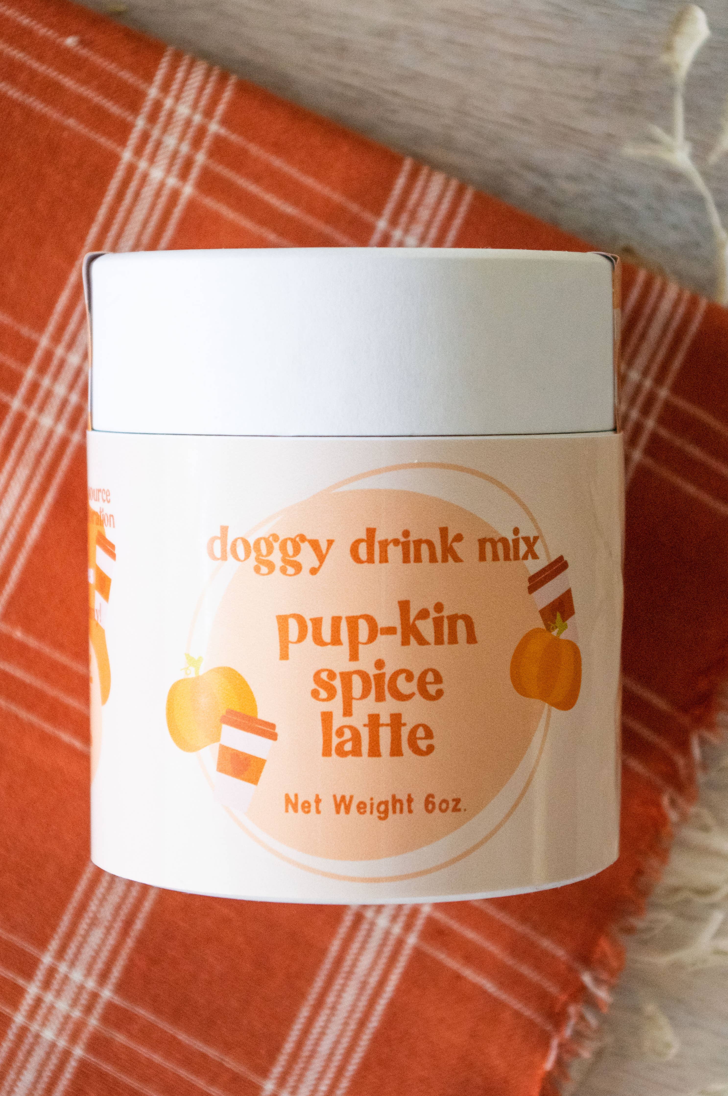 Barkley & Blue - Pup-Kin Spice Latte - Drink Mix for Dogs - Pumpkin Goat Milk: 6oz Canister