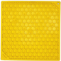 SodaPup - Honeycomb Design Emat Enrichment Licking Mat - Yellow - Large