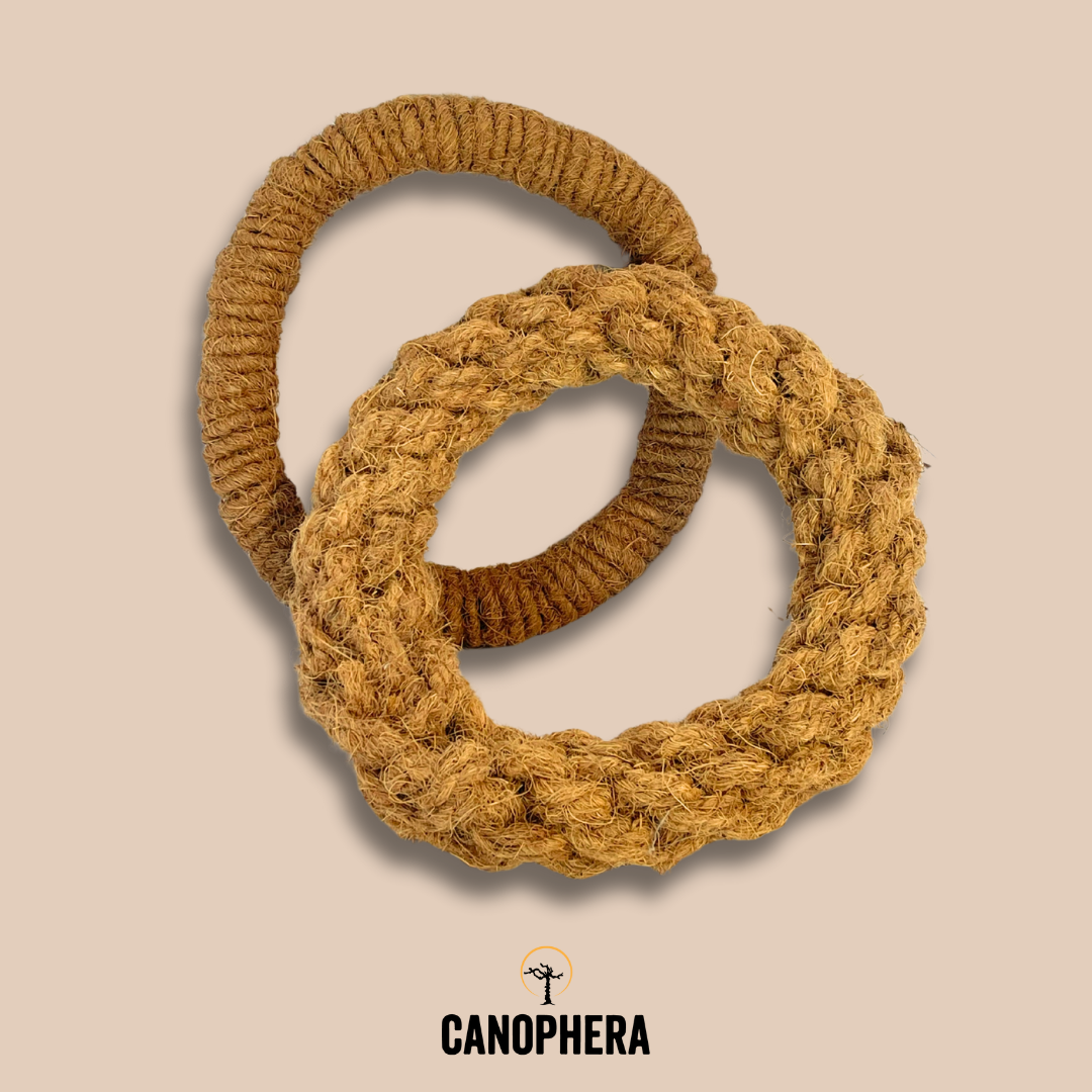 CANOPHERA LLC - Dog Toys Made Of Coconut Rope - CocoRing