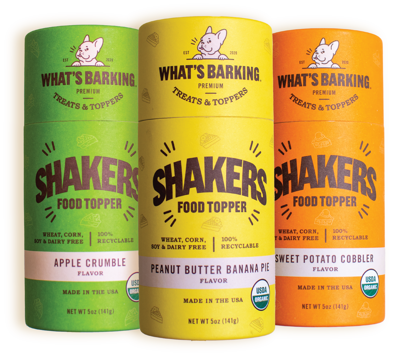 What's Barking - Shakers Food Toppers, 3x5oz Case