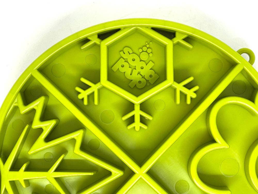 SodaPup Dog Toys - Four Seasons Design Shallow etRAY Enrichment Slow Feeder Bow