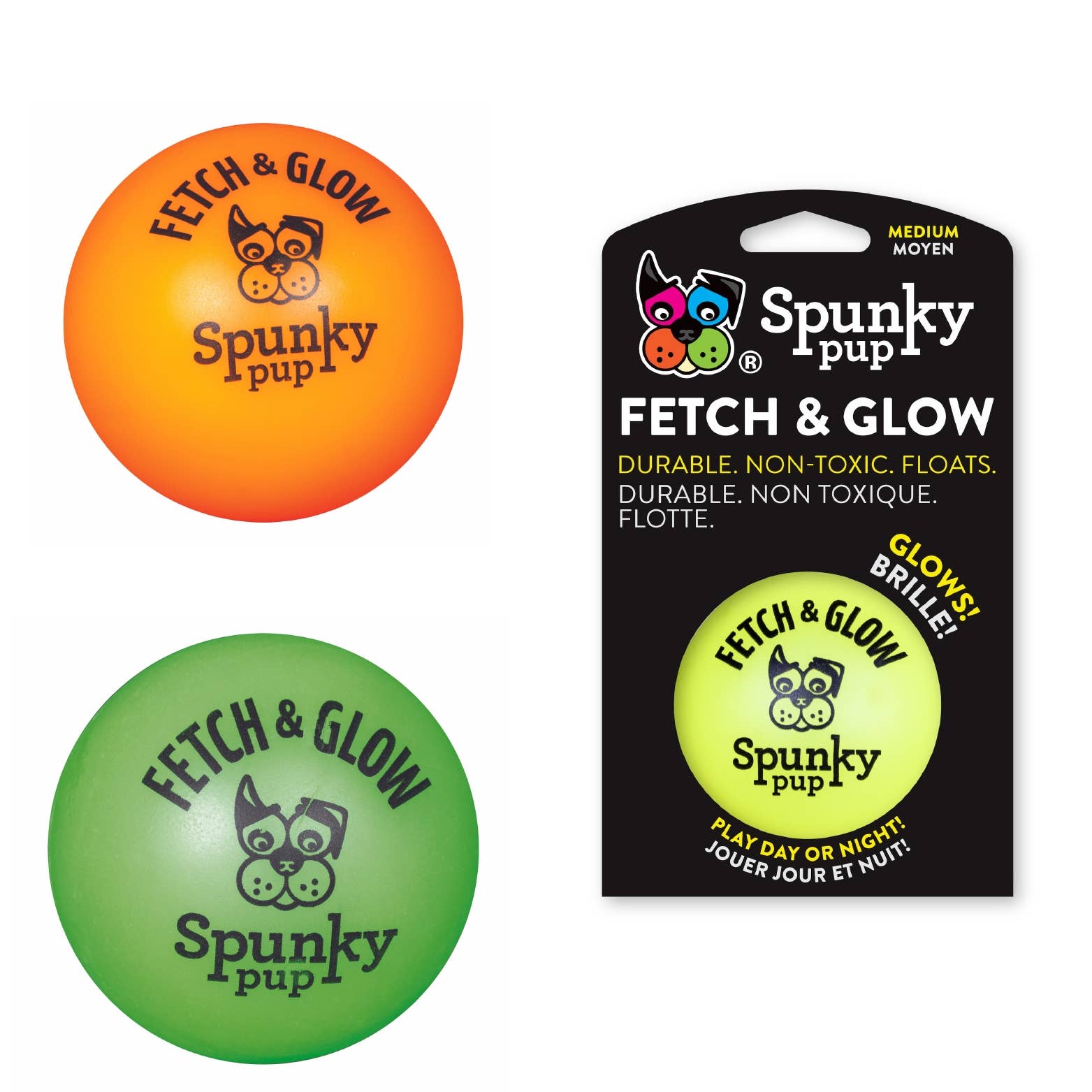 Spunky Pup - Fetch and Glow Ball