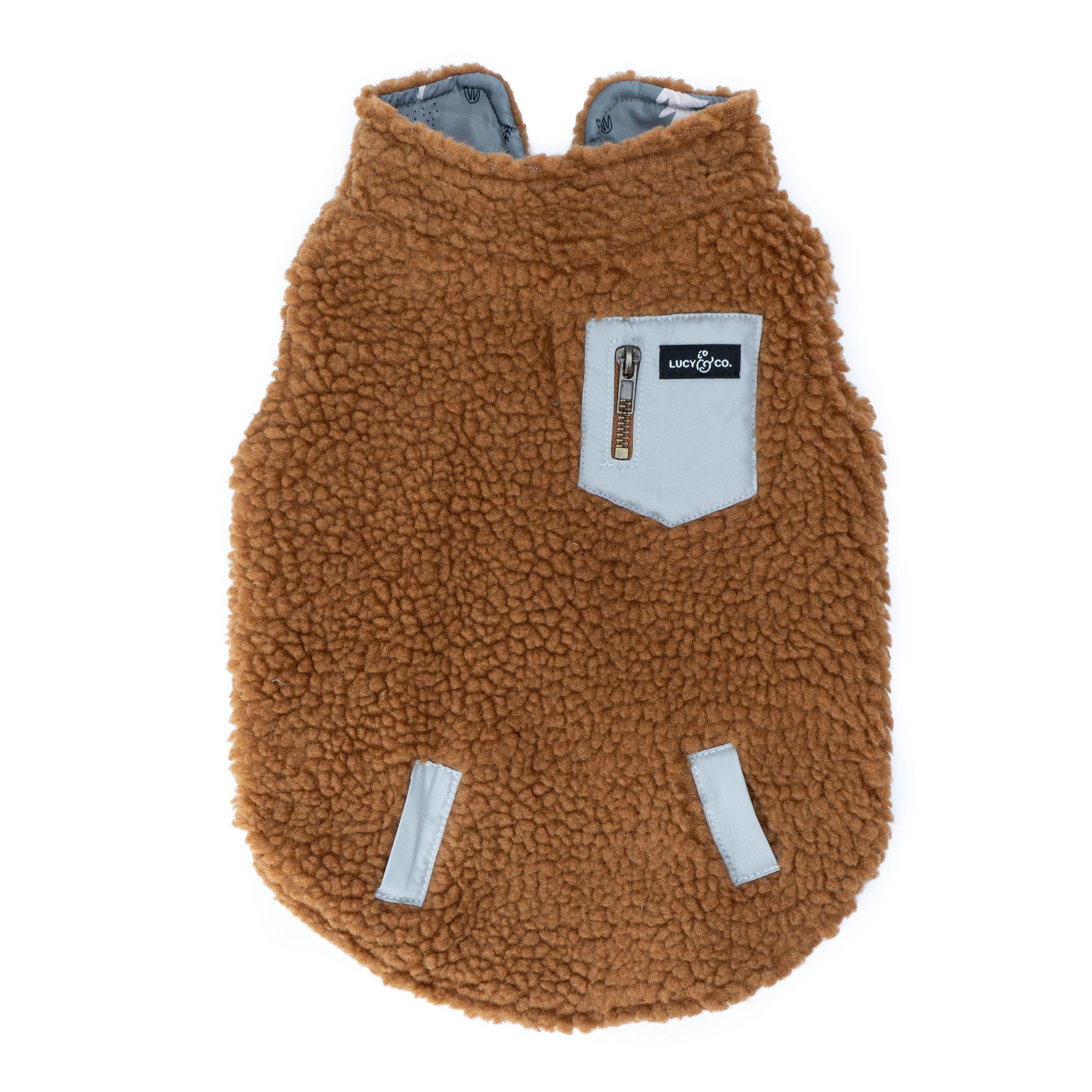 The Take a Hike Reversible Teddy Vest: Large