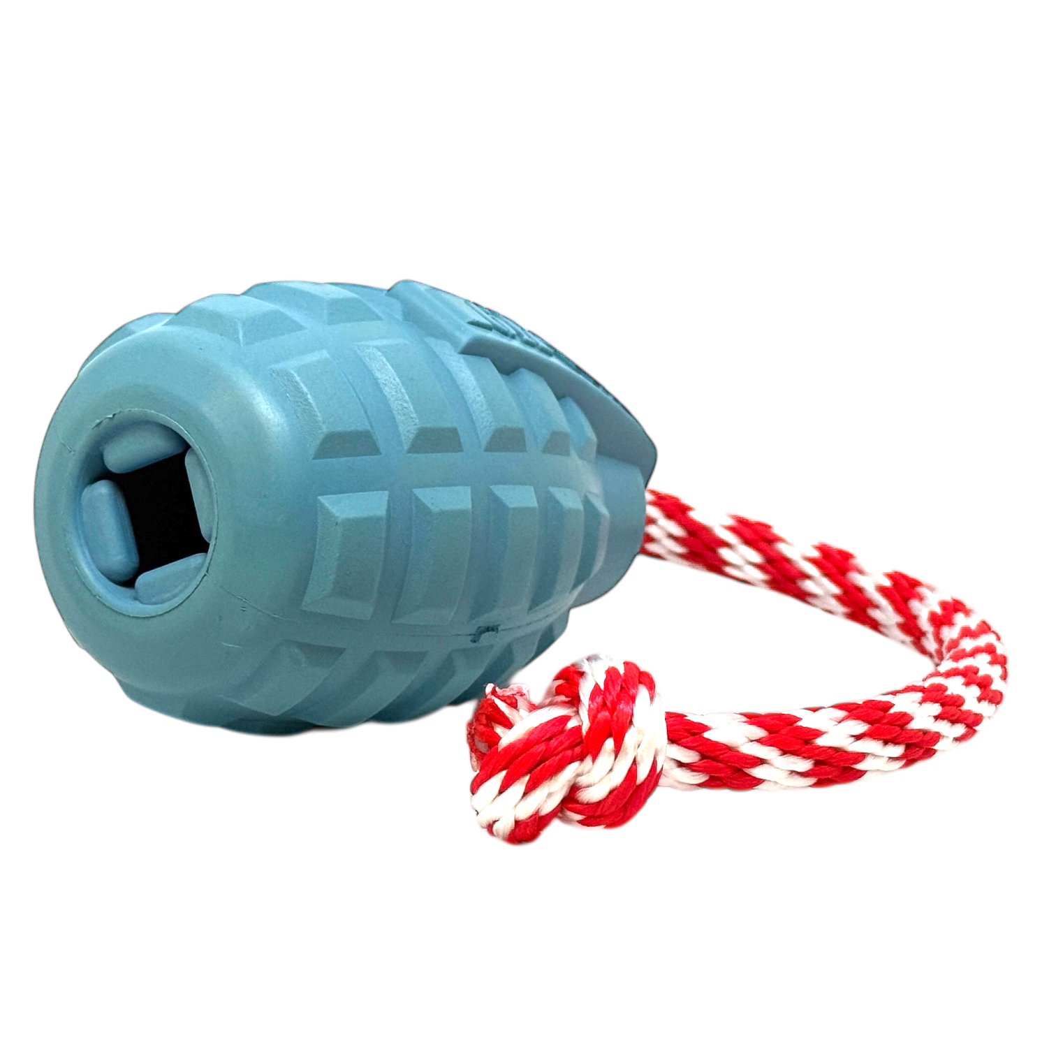 SodaPup Dog Toys - USA-K9 Grenade - Chew Toy - Reward Toy - Blue