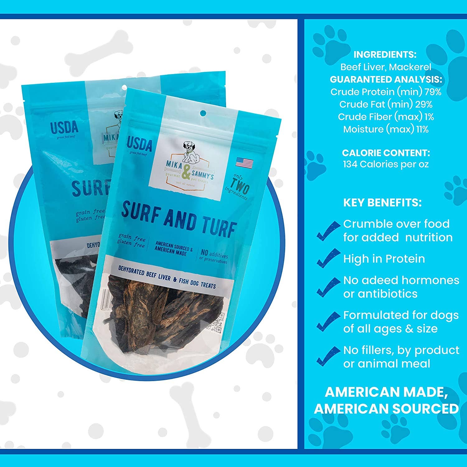 Mika and Sammy's Gourmet Pet Treats - Surf & Turf