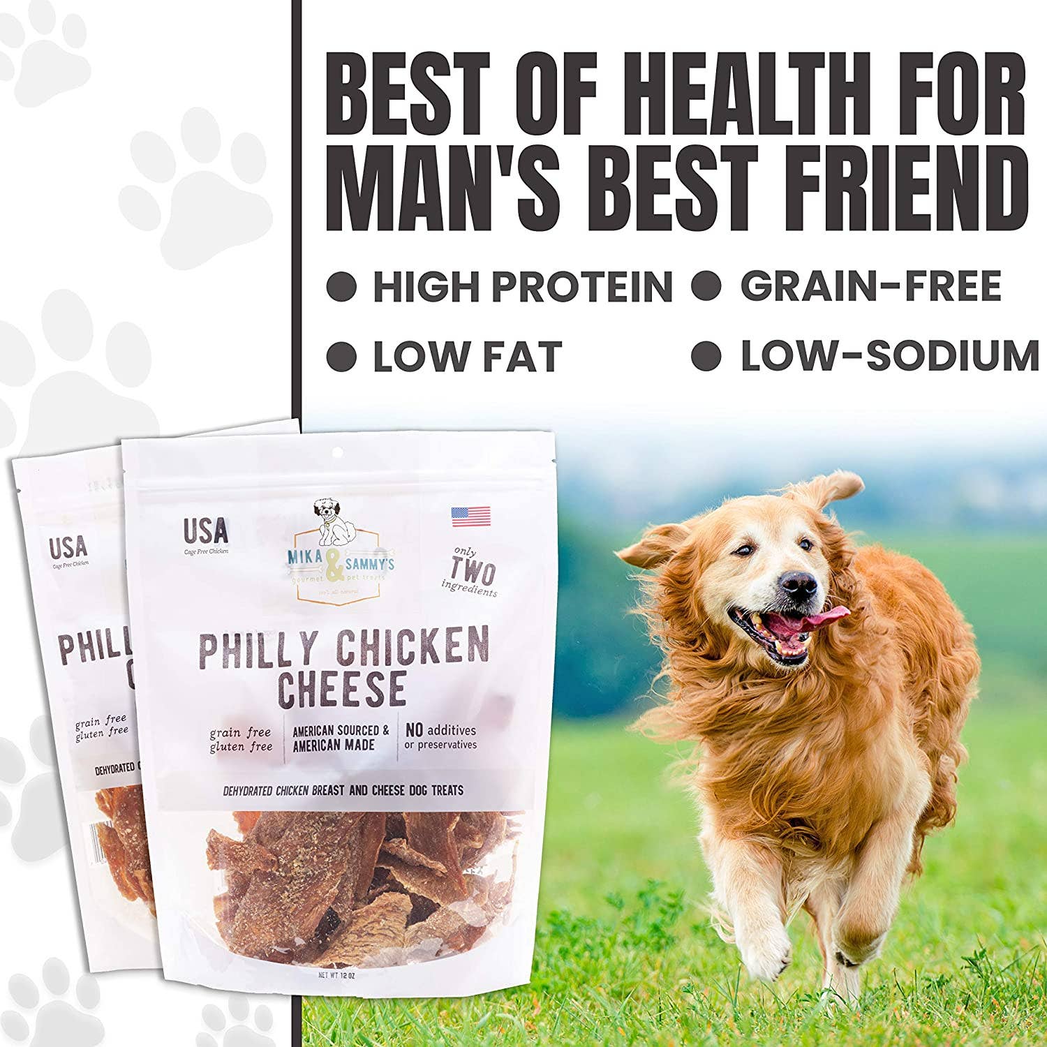 Mika and Sammy's Gourmet Pet Treats - Philly Chicken Cheese