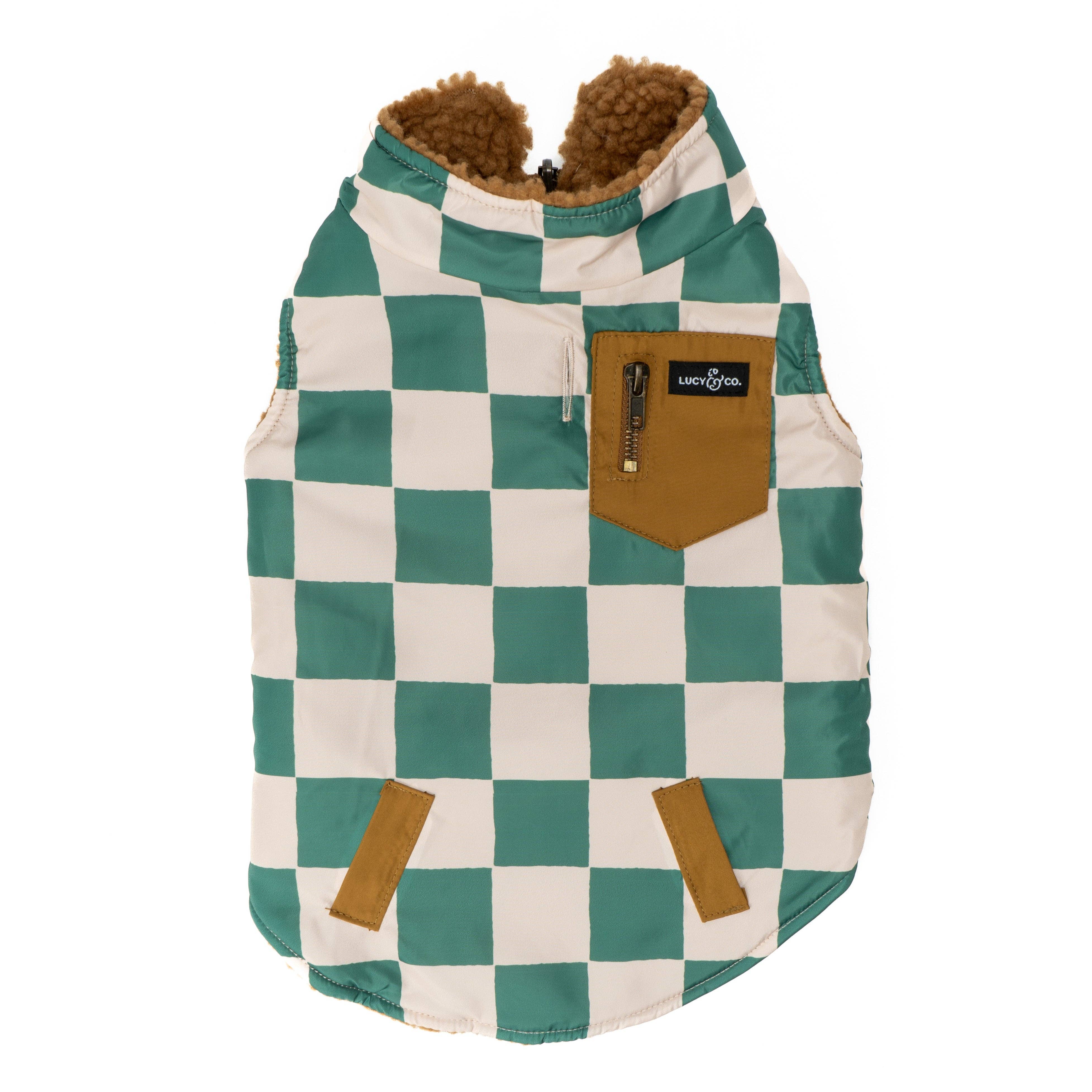 The You're a Square Reversible Teddy Vest: 2XL