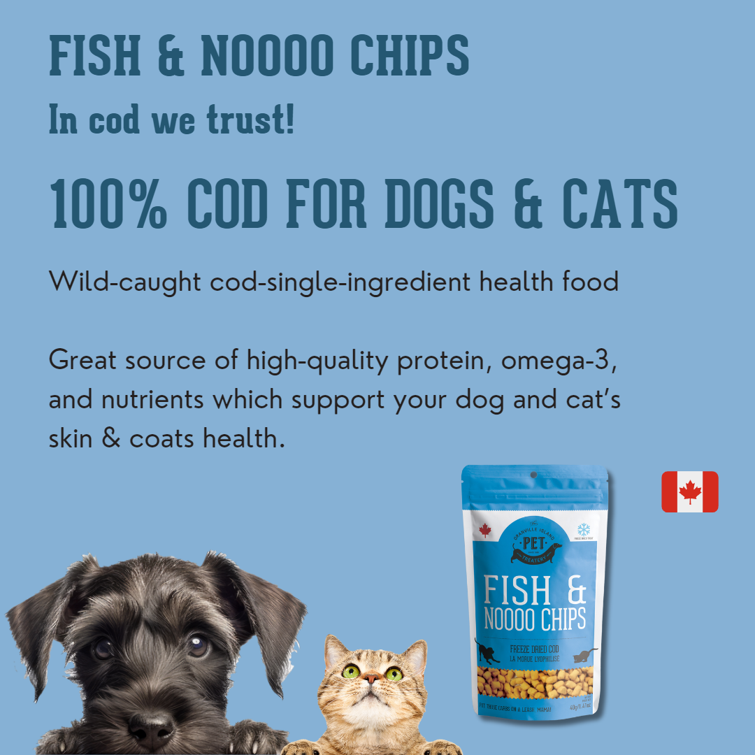 Freeze Dried Wild Cod Treat For Dogs & Cats 40g