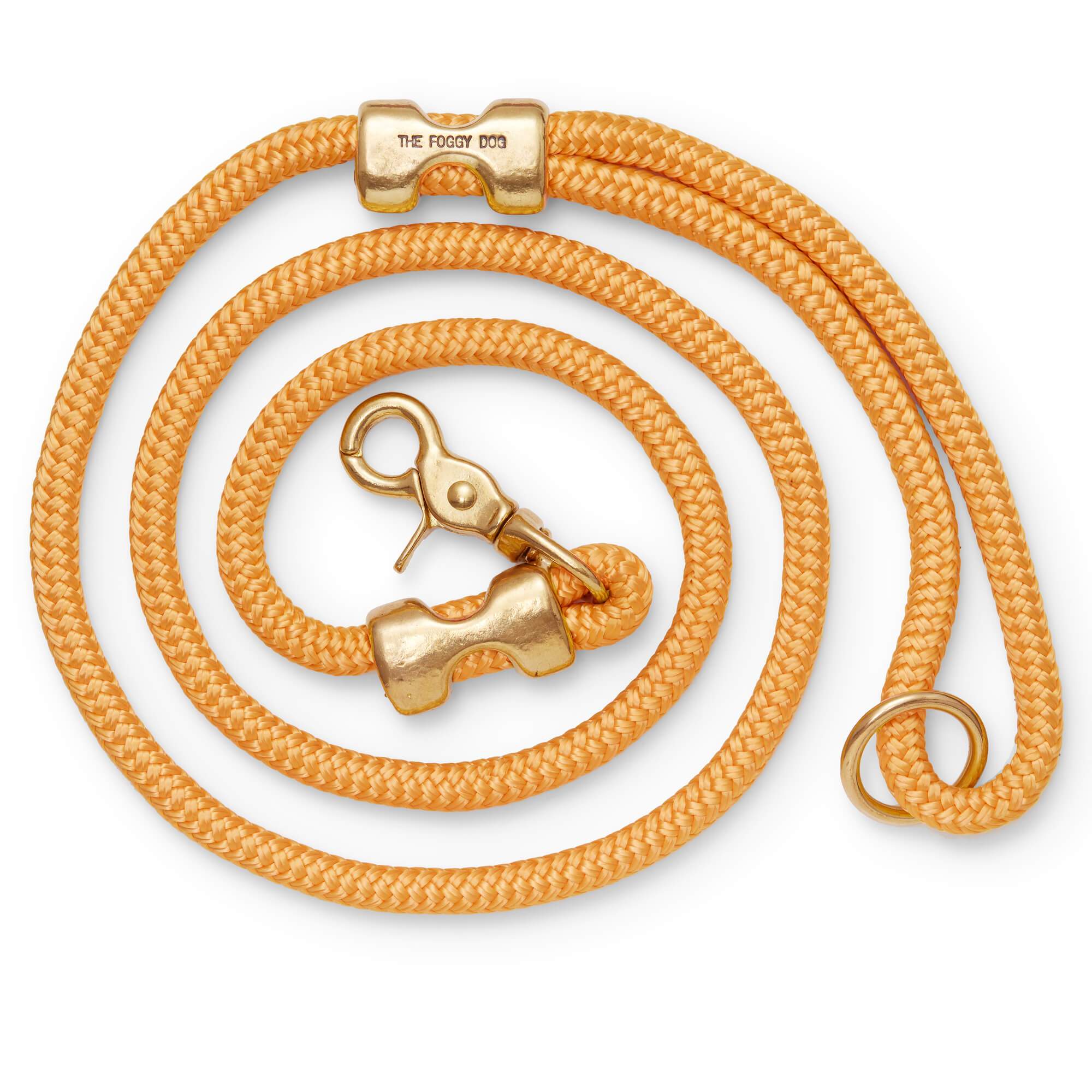 The Foggy Dog - Goldenrod Marine Rope Dog Leash