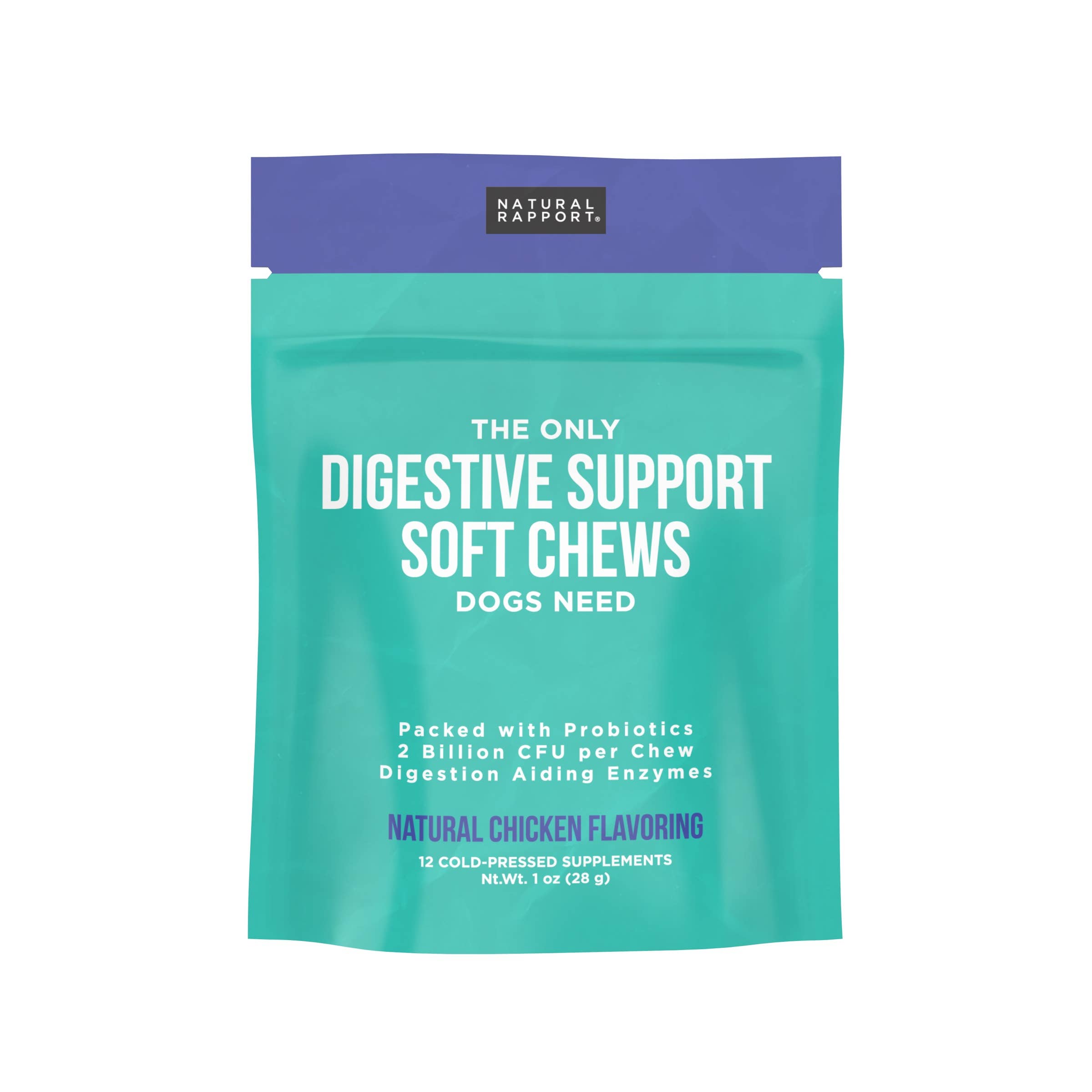 Natural Rapport - The Only Digestive Support Soft Chews Dogs Need