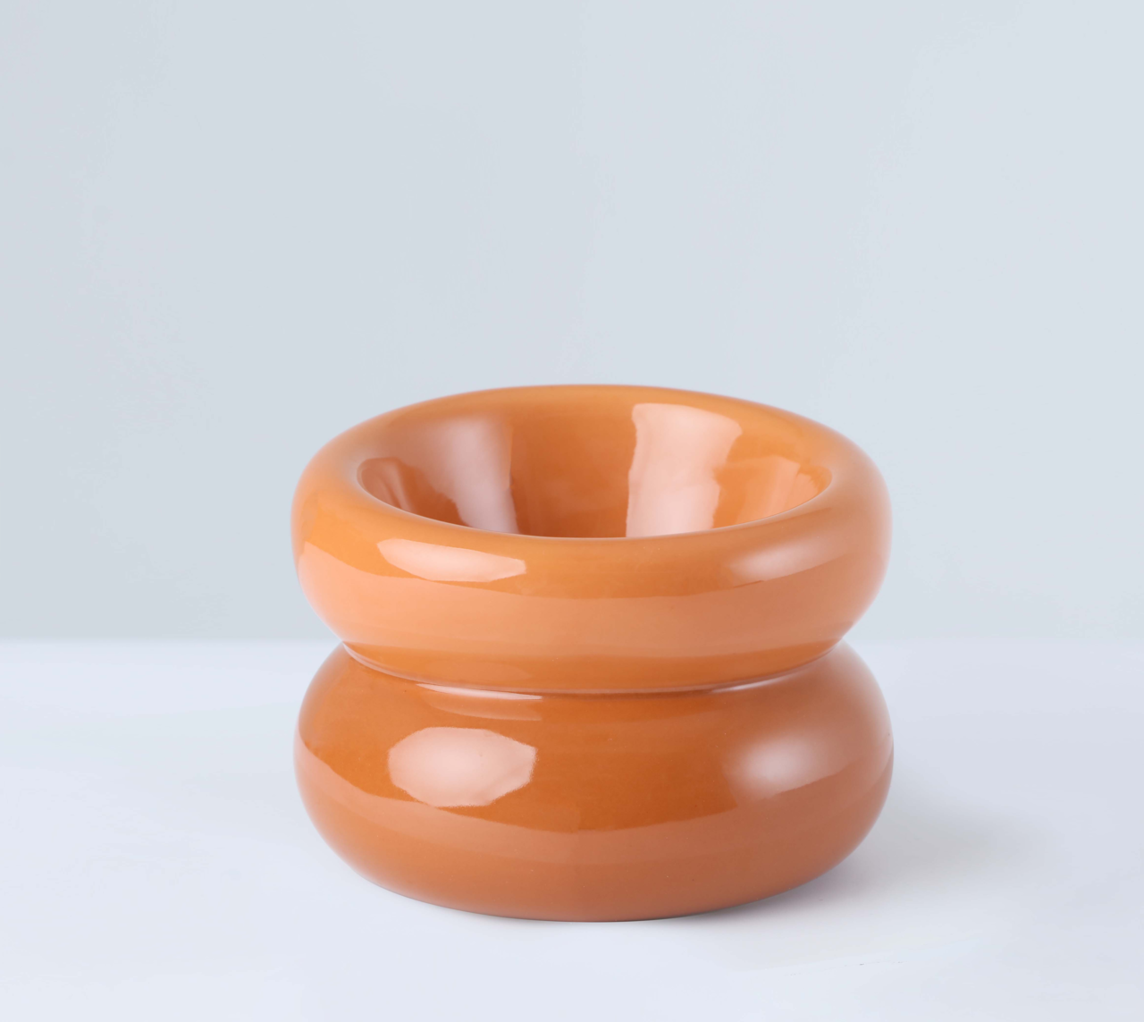 PEHOM - Soufflé Pet Bowl - Amber Orange
