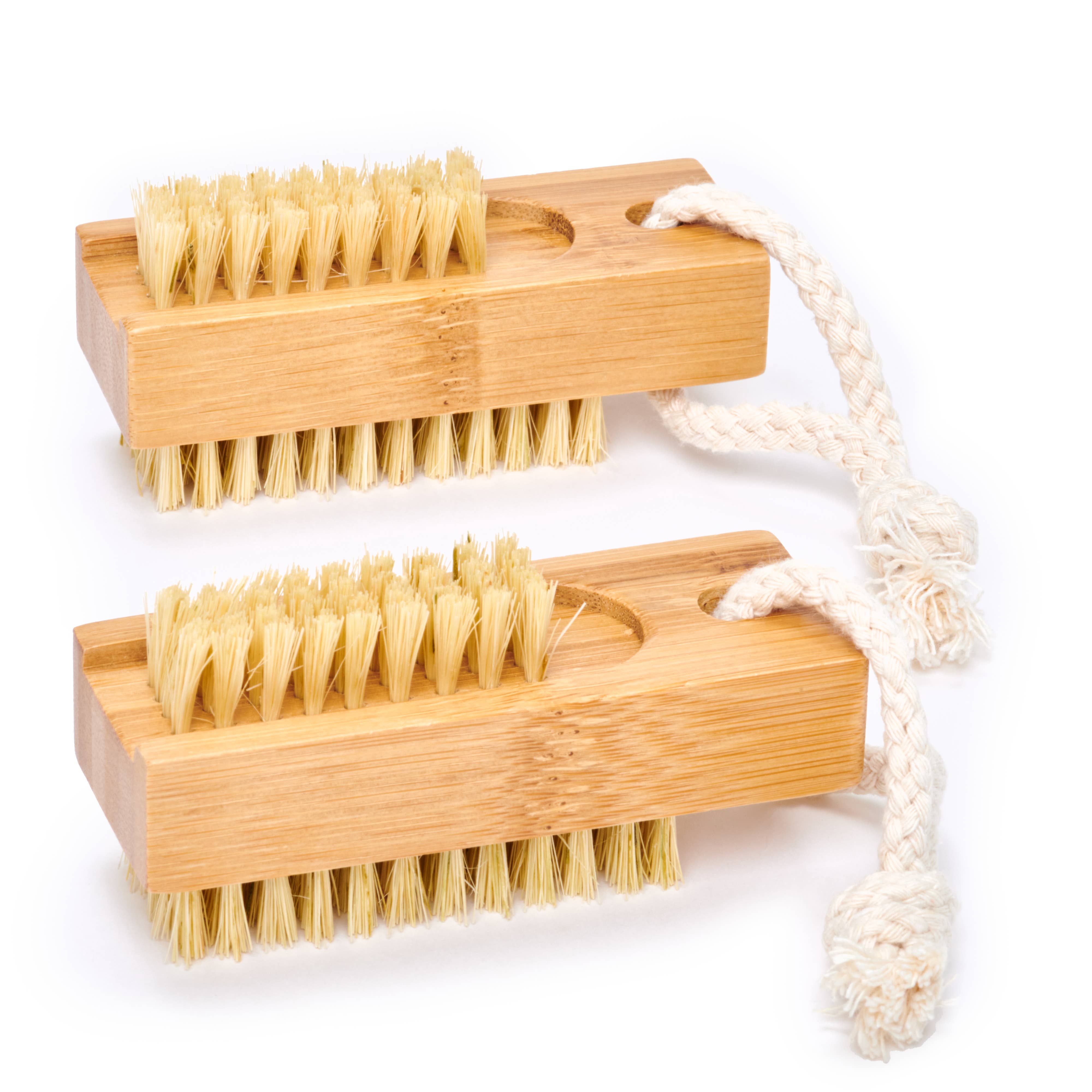 Desesh - Wood Nail Brush (Plastic Free, Vegan, Unbranded, Unpackaged)