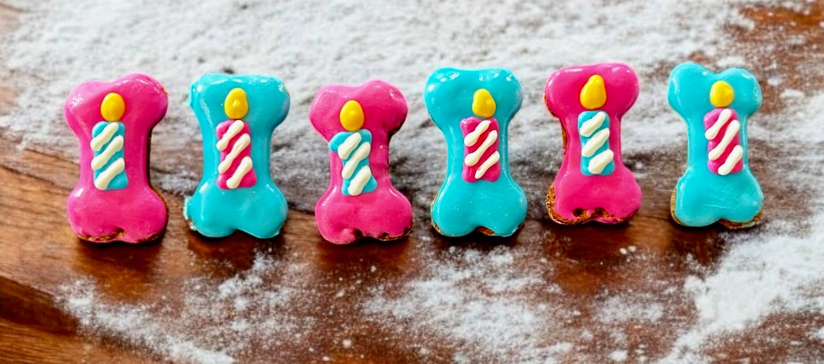 Mini Bone Candle dog treats