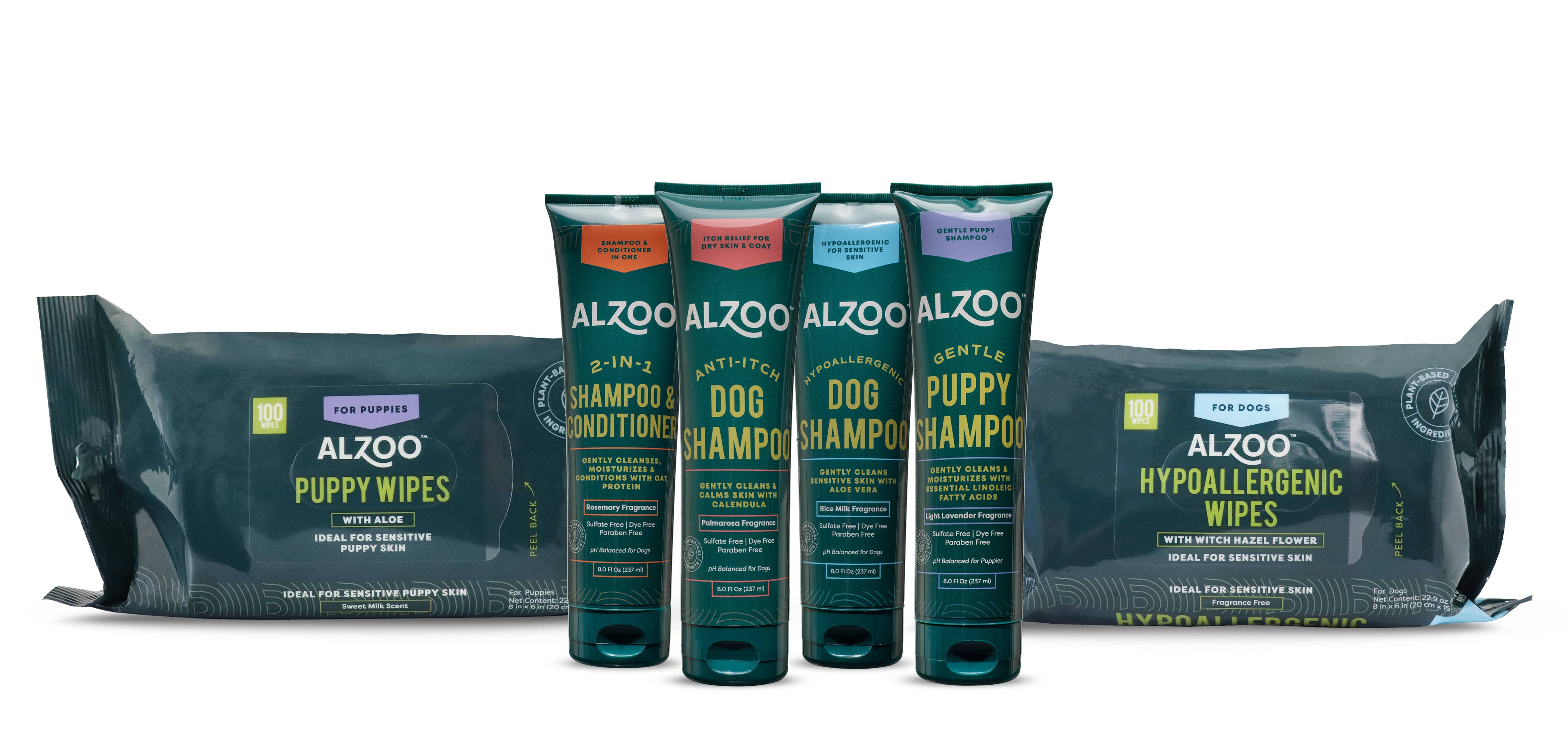 ALZOO - ALZOO PLANT-BASED HYPOALLERGENIC WIPES 100CT