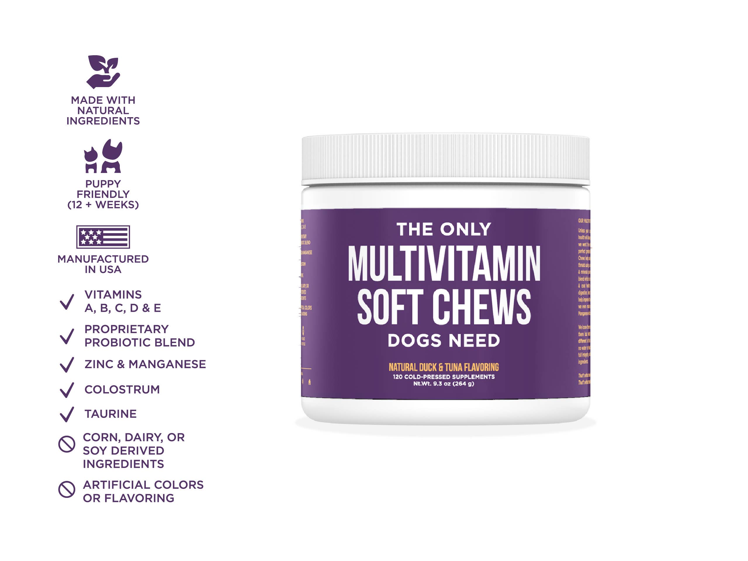 Natural Rapport - The Only Multivitamin Soft Chews Dogs Need