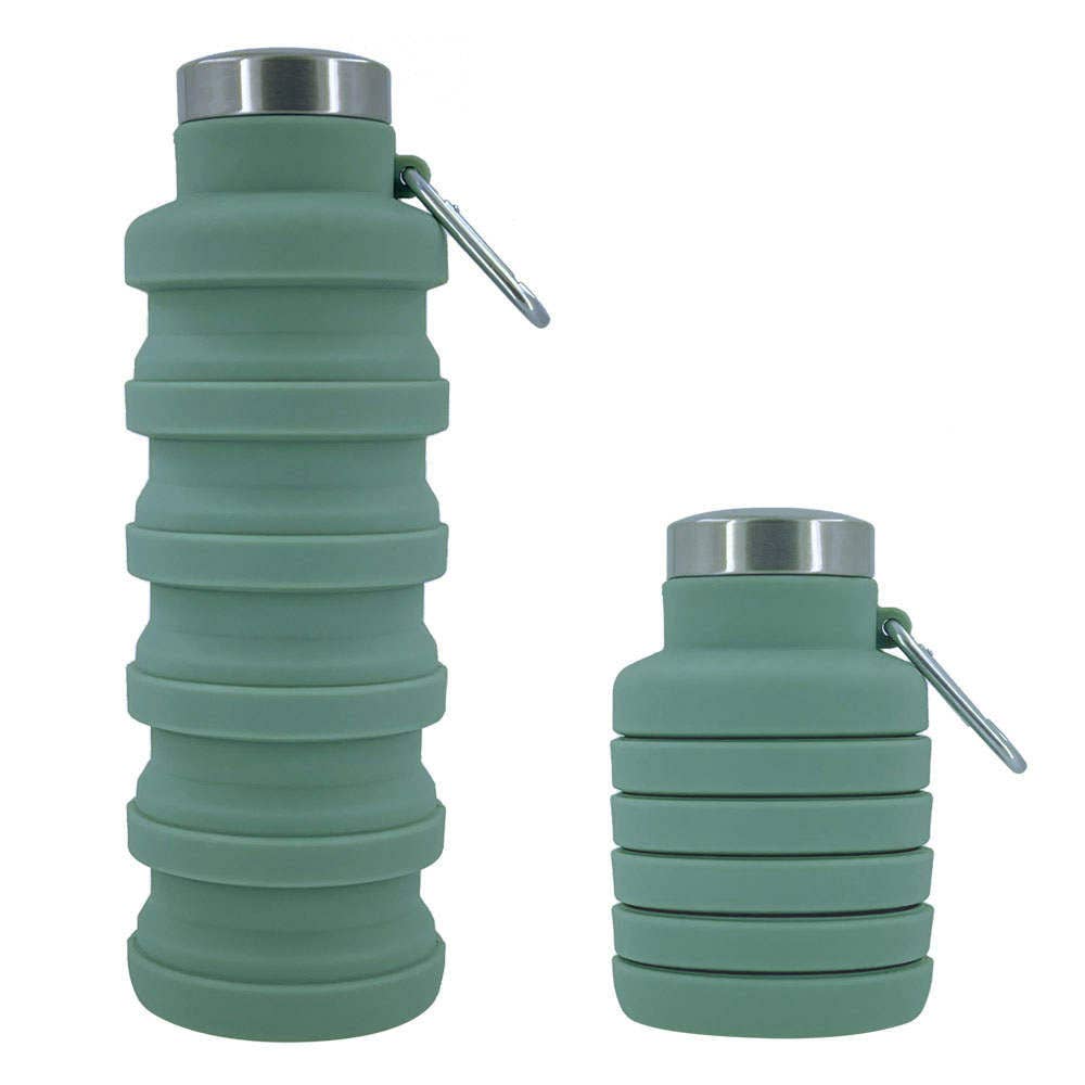 Tilley + Me - Collapsible Water Bottle with Clip