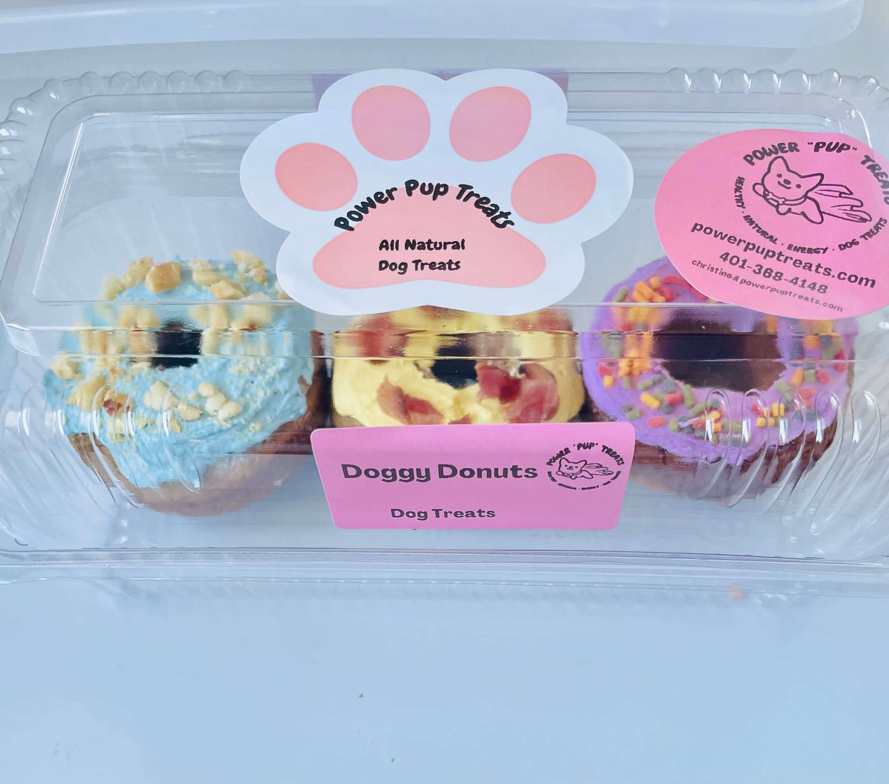 Power “Pup” Treats - Doggy Donuts (3 Pack)