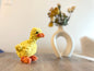 Handmade Sustainable Yellow Duck Rope Toys