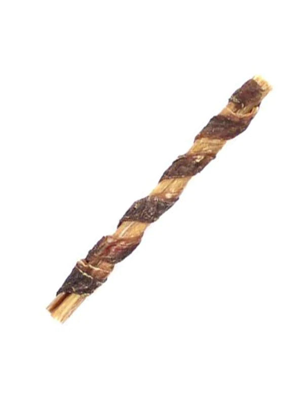 Jerky wrapped Bull Stick - 9"