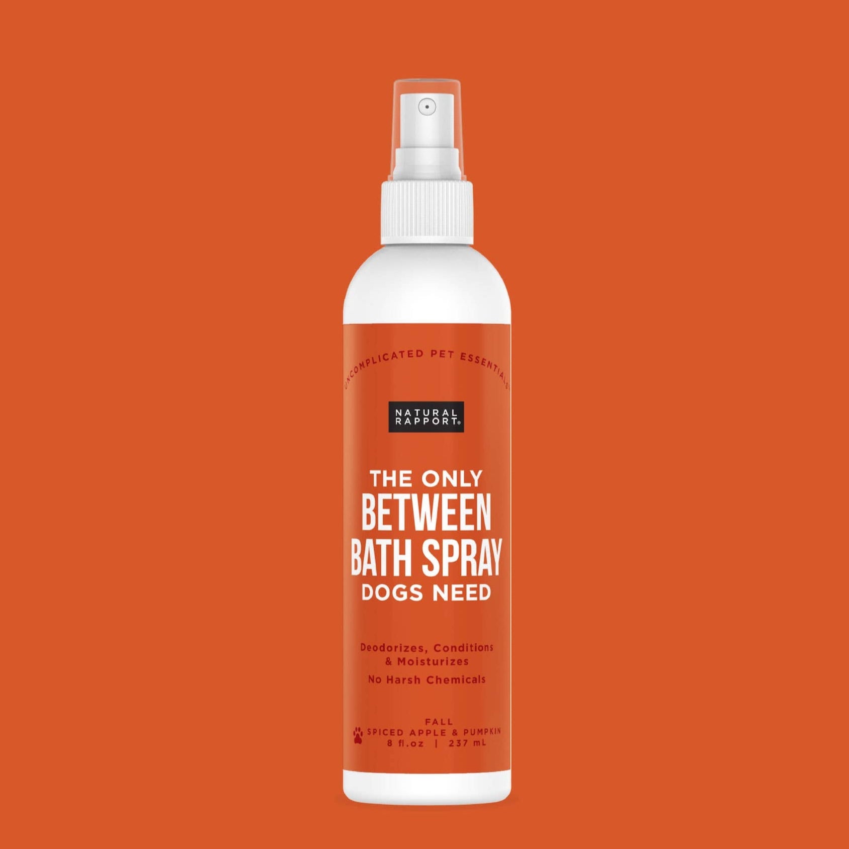 Natural Rapport The Only Between Bath Spray Dogs Need - Apple & Pumpkin