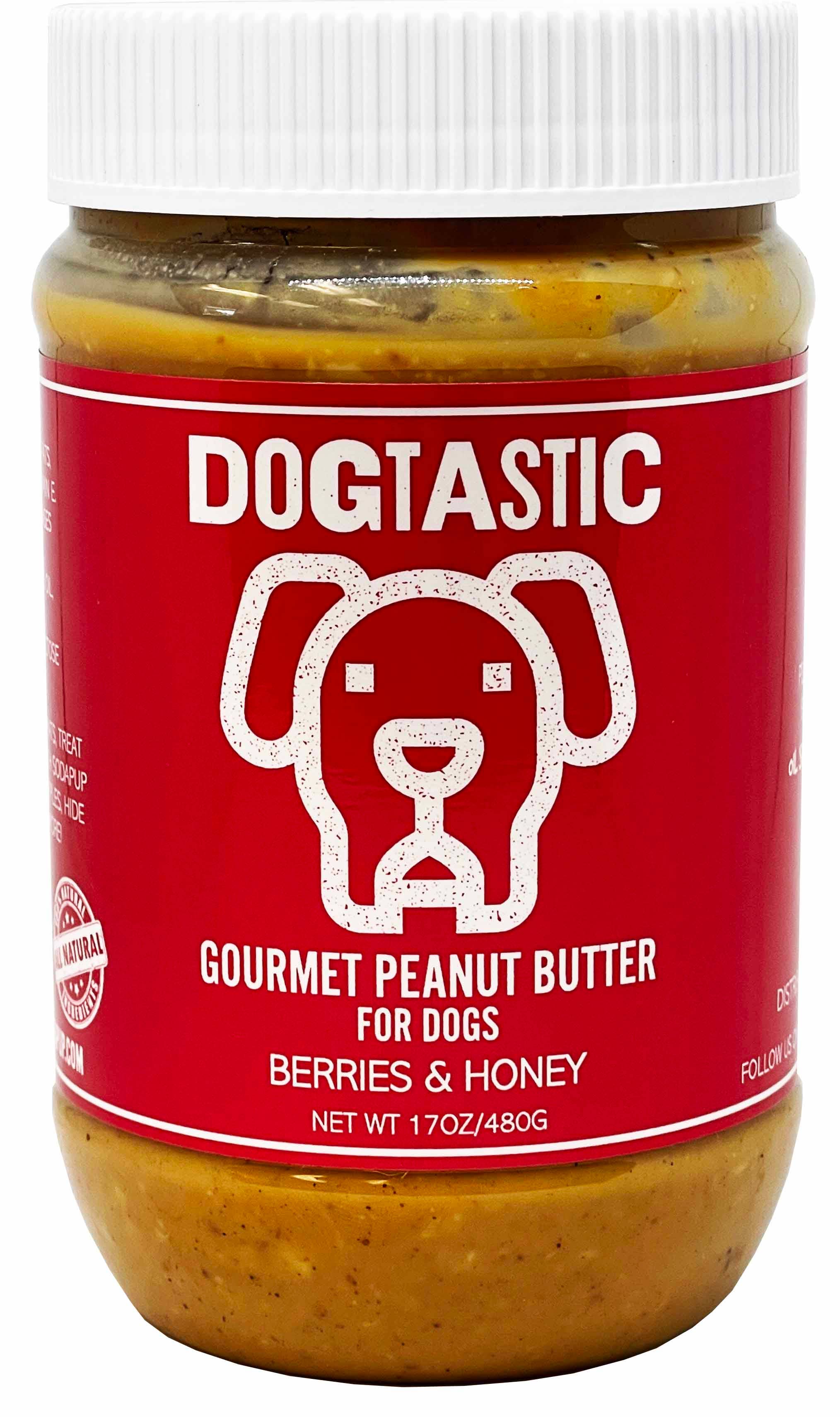 SodaPup - Dogtastic Gourmet Peanut Butter for Dogs - Berries & Honey Flavor