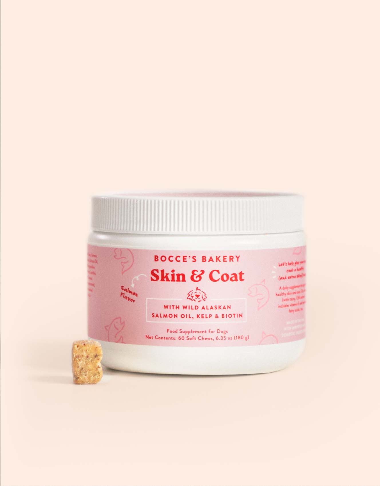 Bocce's Bakery - Skin & Coat Food Supplement for Dogs
