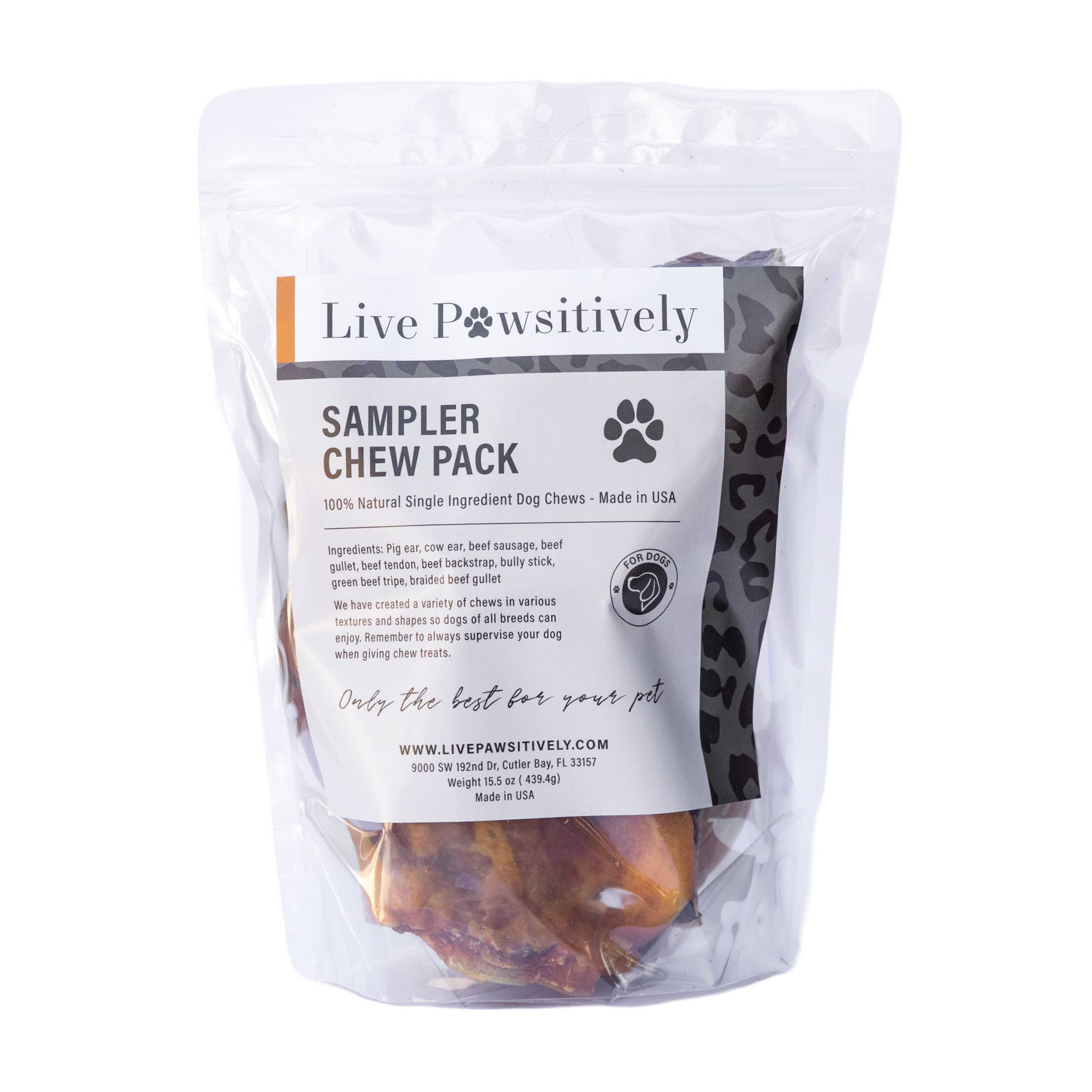 Live Pawsitive - Sampler Chew  Pack