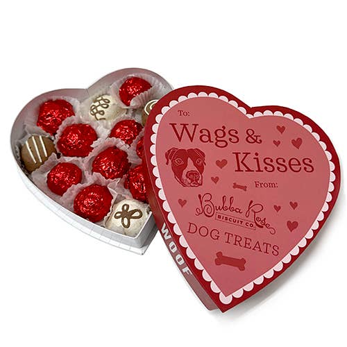 Bubba Rose Biscuit Co. - Wags & Kisses Heart Box