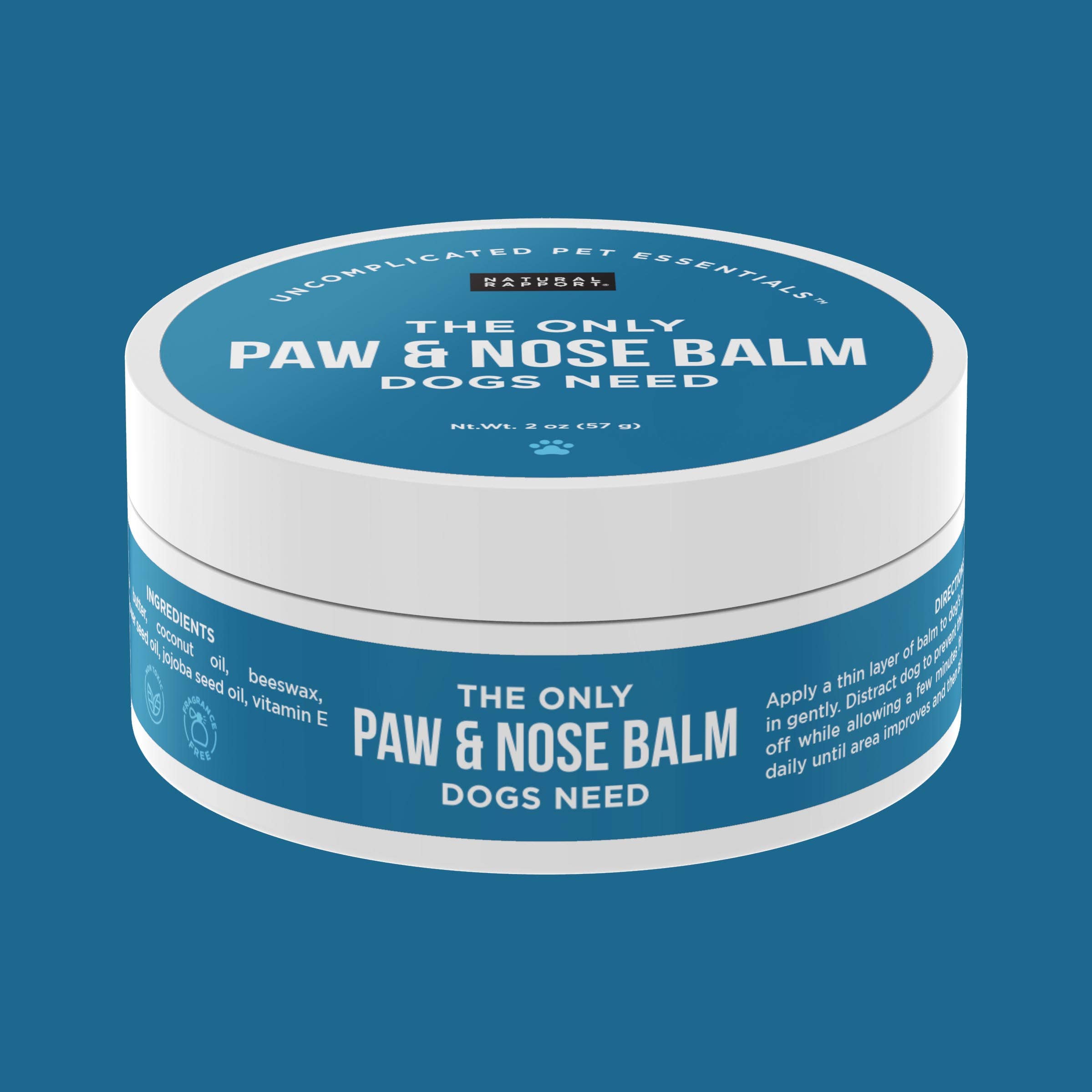 Natural Rapport - The Only Paw & Nose Balm Dogs Need