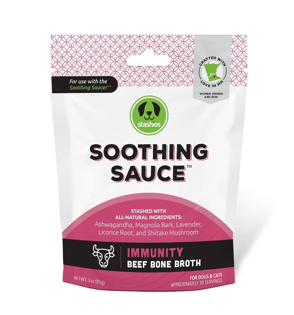 Stashios - Soothing Sauce™, Beef/Immunity, 3oz Bulk Bag