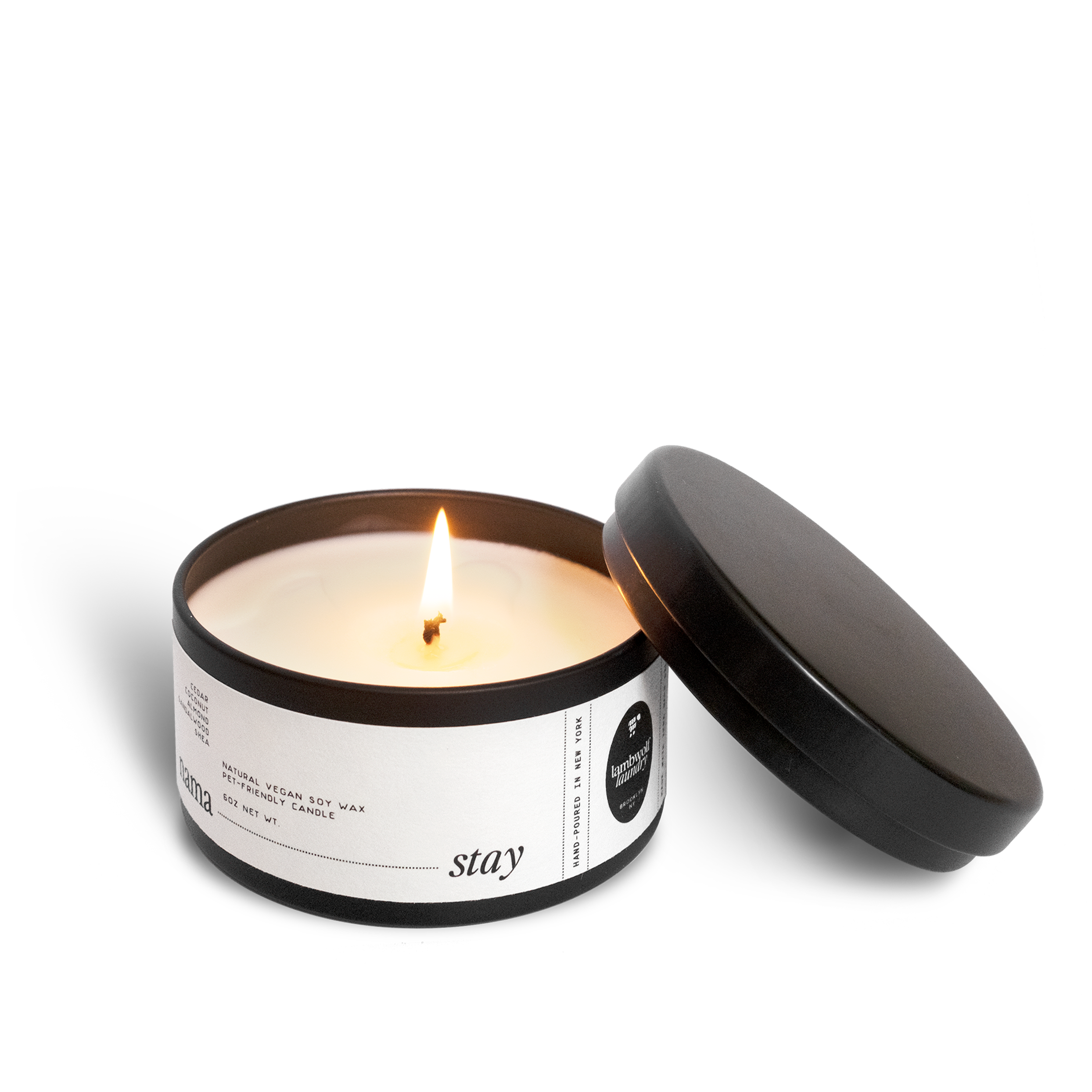 NAMA STAY Candle// Made in NY //Dog-Friendly Scent