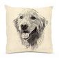 Golden Retriever 1 Large Pillow