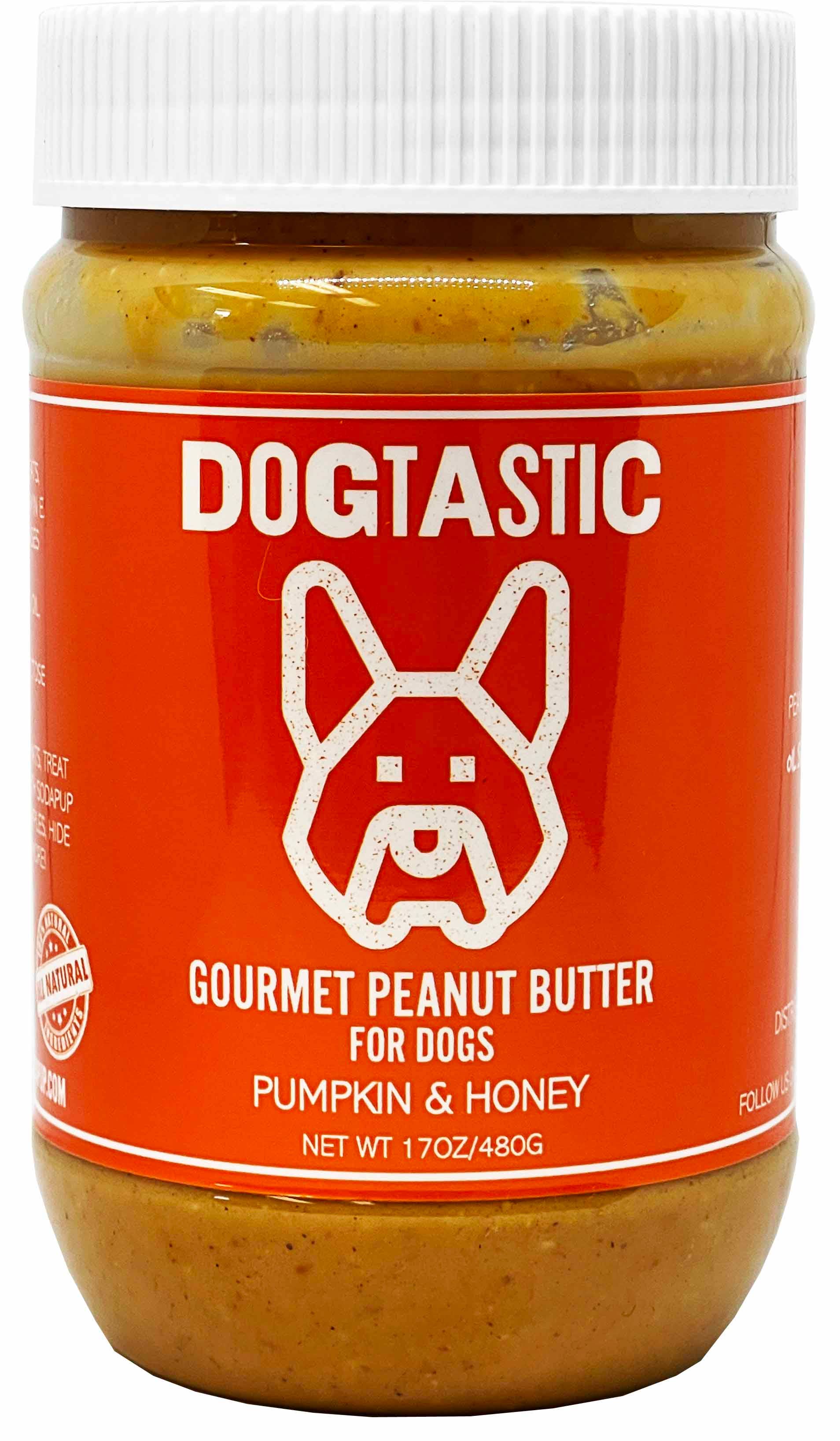 SodaPup - Dogtastic Gourmet Peanut Butter for Dogs - Pumpkin & Honey Flavor
