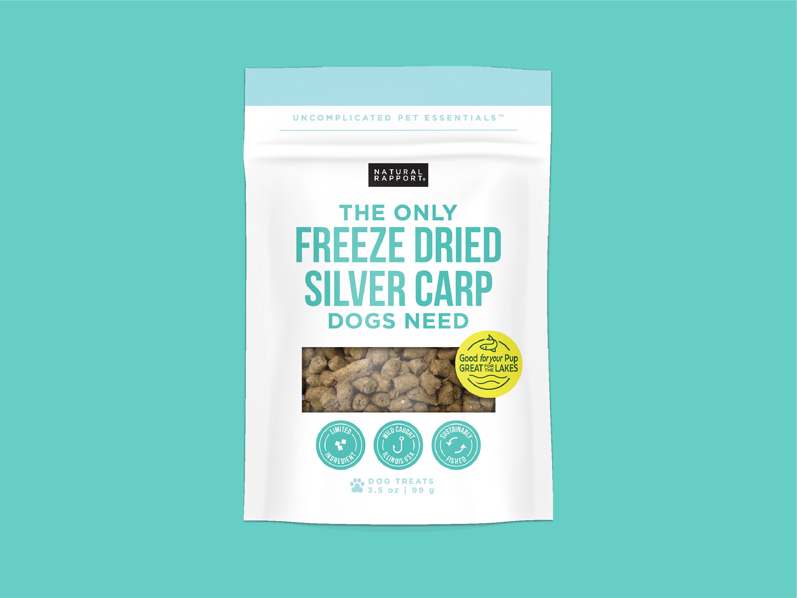 Natural Rapport - The Only Freeze Dried Silver Carp Dogs Need