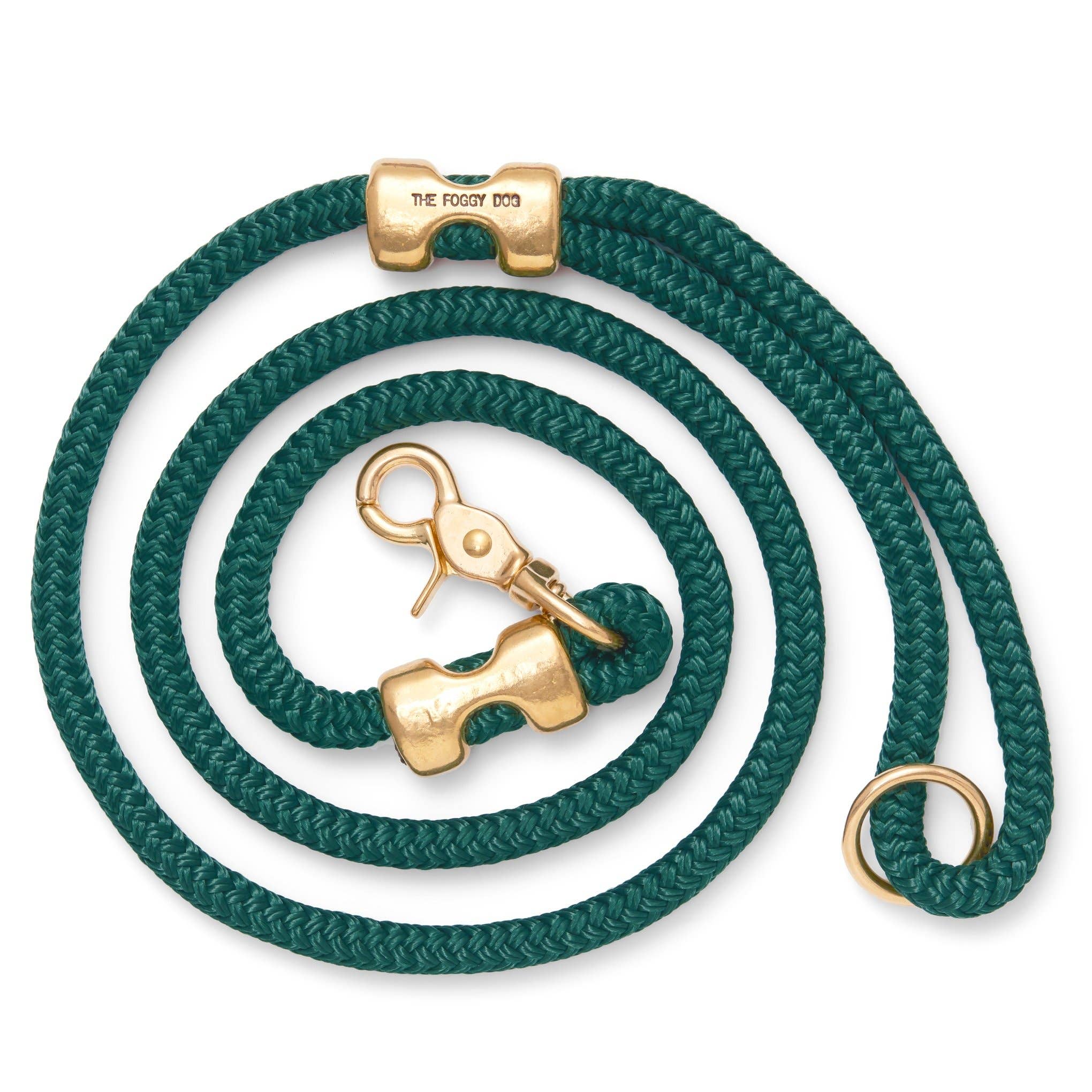 Foggy Dog Evergreen Marine Rope Dog Leash