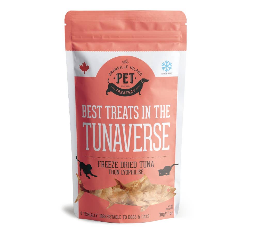 Freeze Dried Tuna Flakes Treat For Cats & Dogs 30G