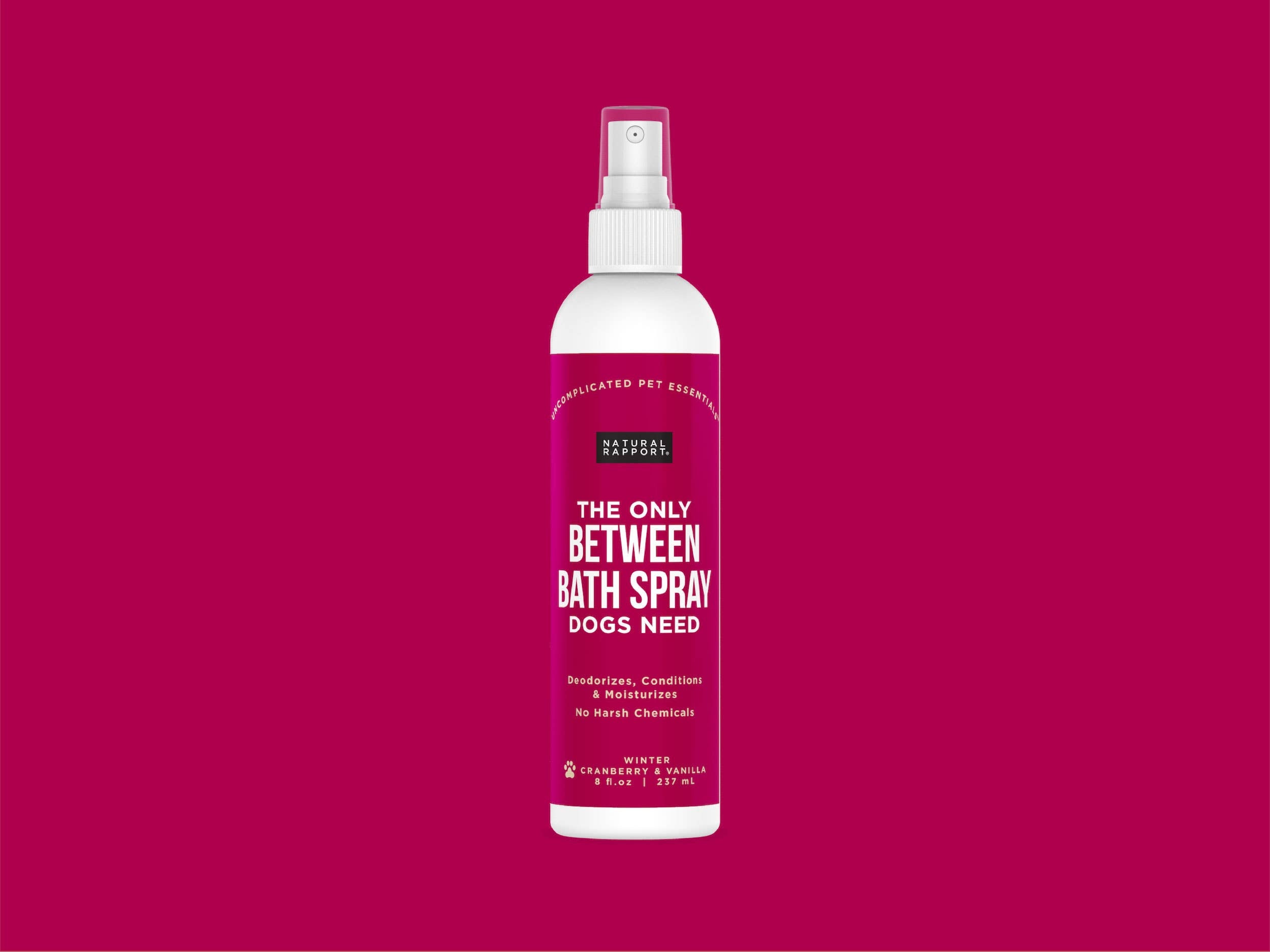 Natural Rapport - The Only Between Bath Spray Dogs Need - Winter Scent: 3 ounce