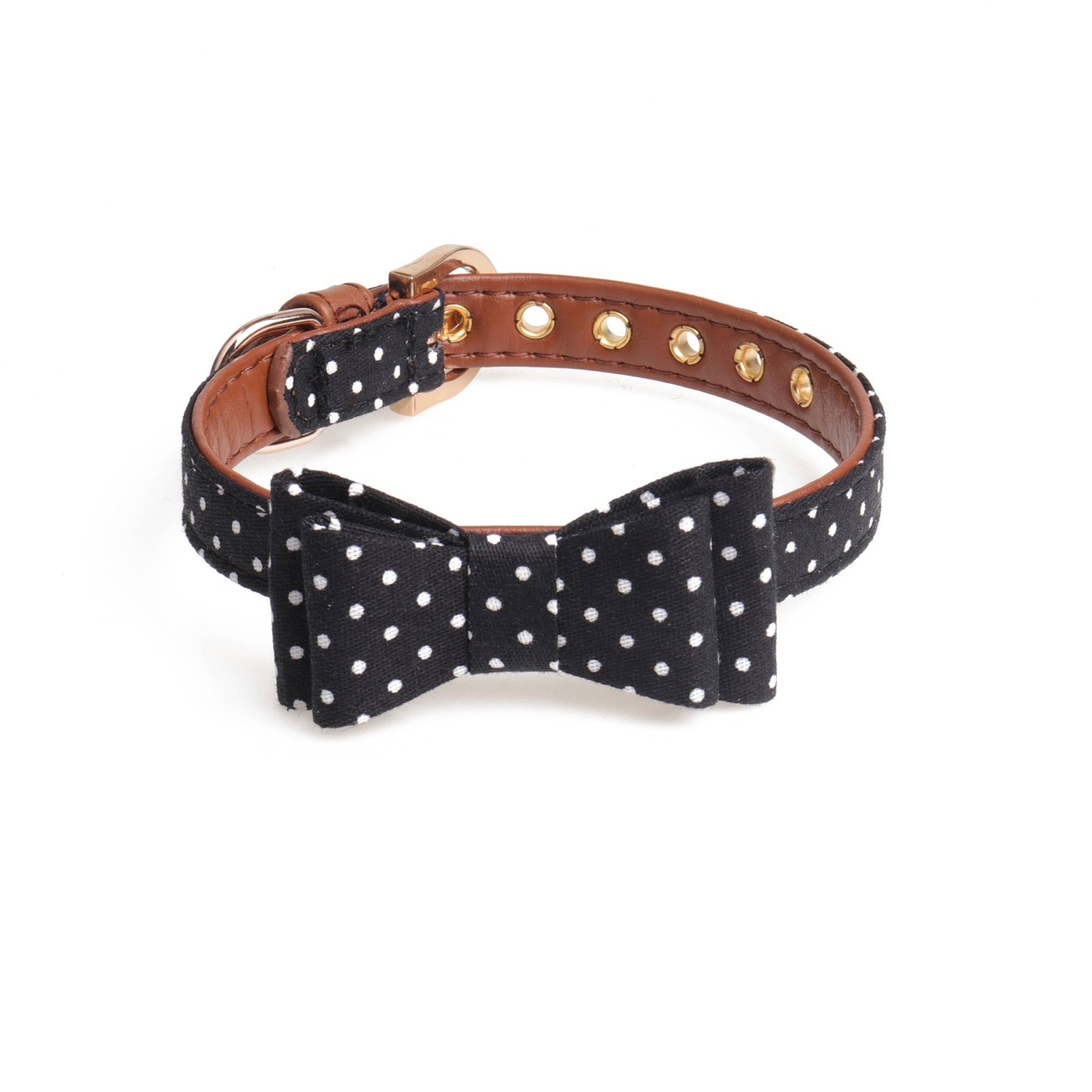 BARK by DOG - POLKA DOT BLACK COLLAR