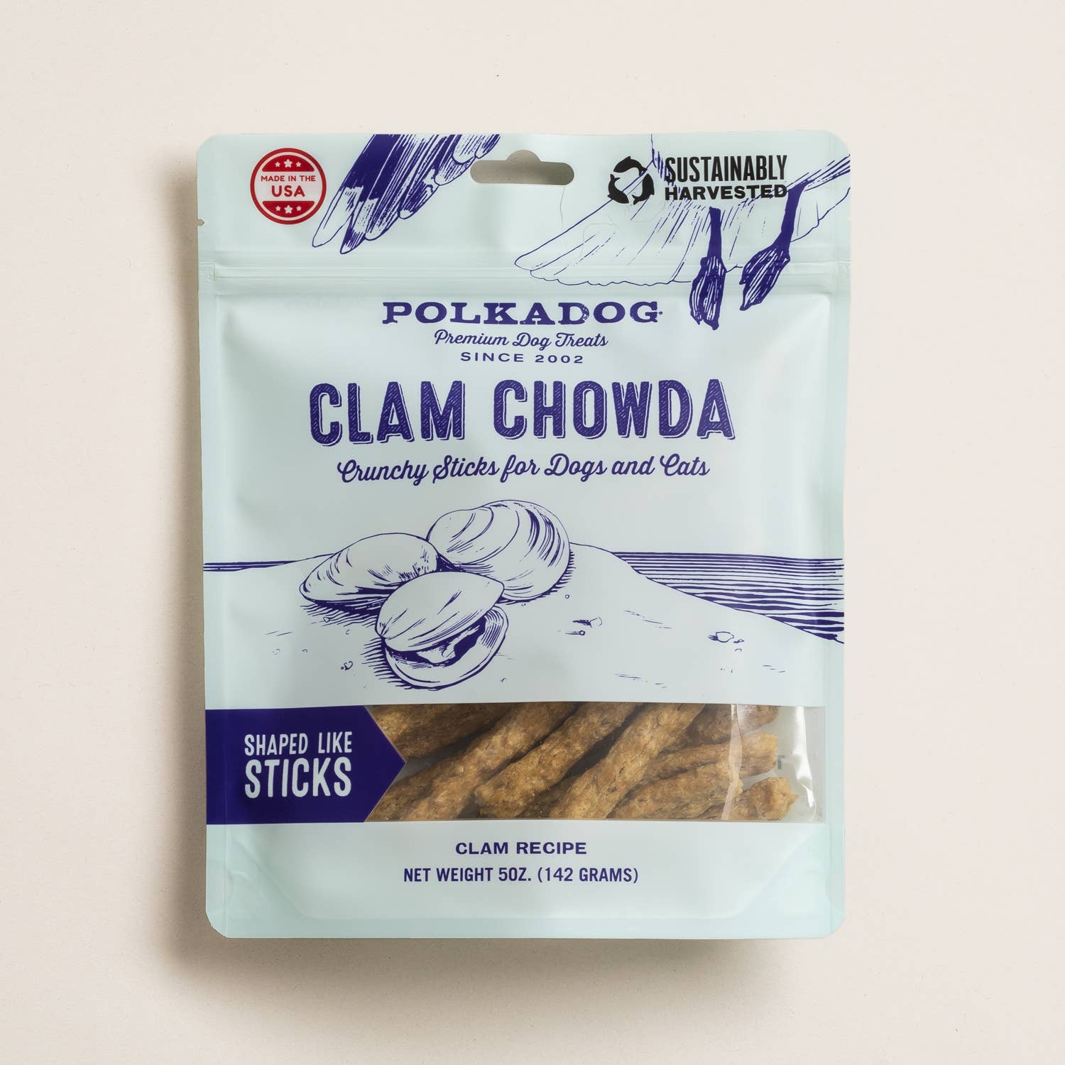 Polkadog - Clam Chowda - 5oz - Dog Treats