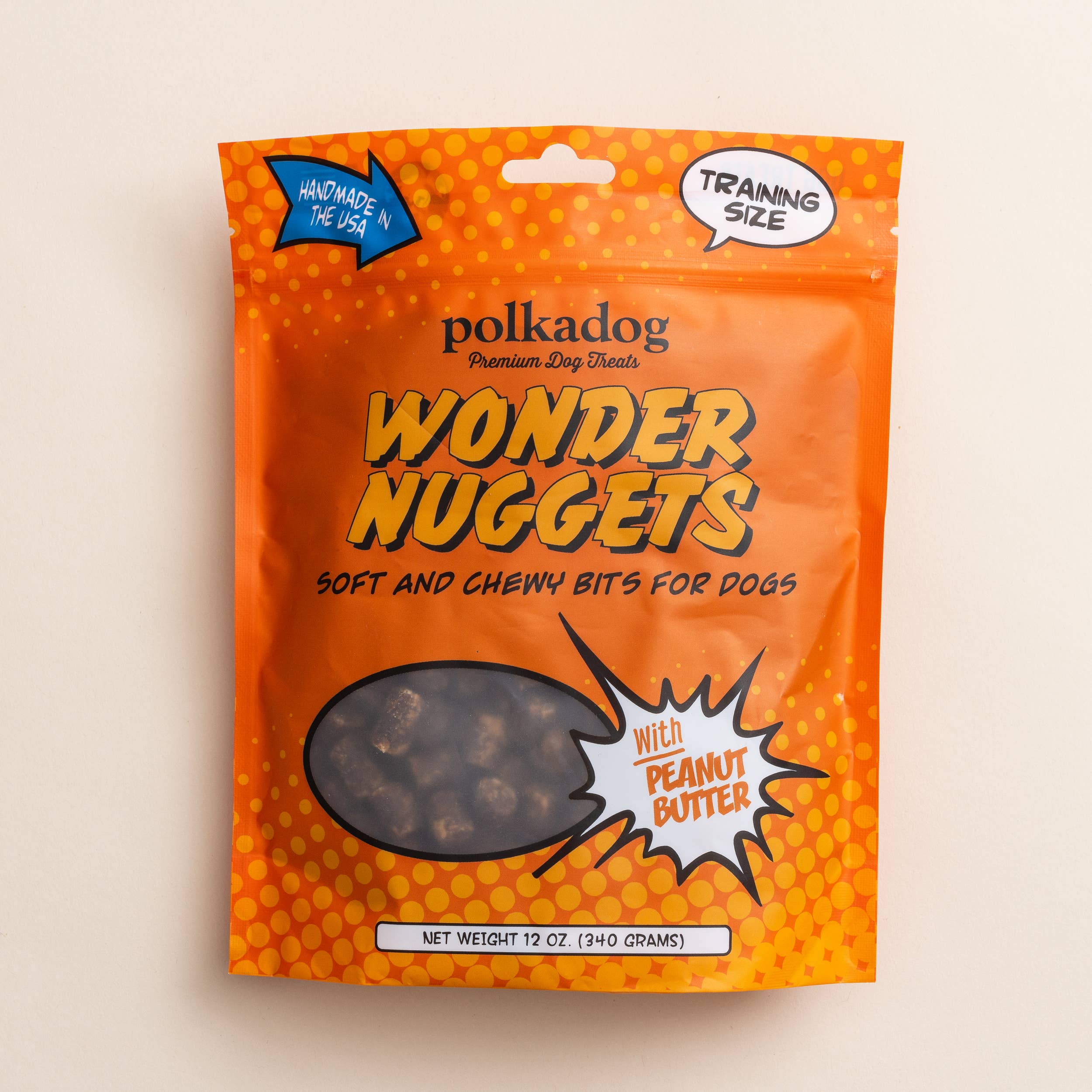 Polkadog - Polkadog Pouch: Wonder Nuggets, Peanut Butter - 12oz