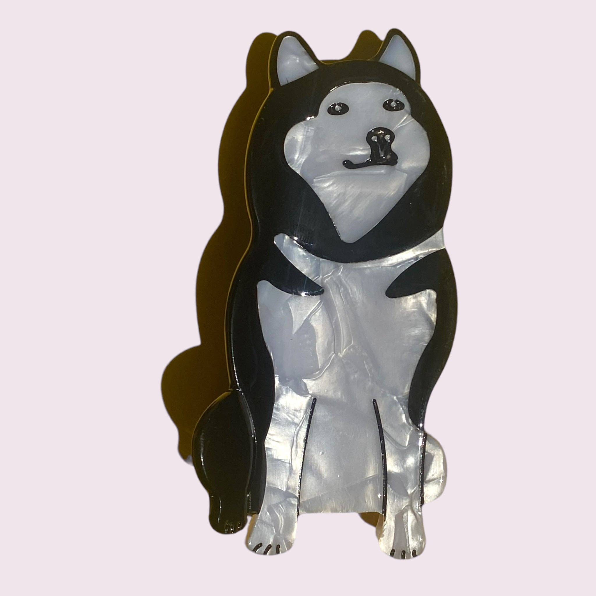 cutandcropped - Huskey Dog Hair Clip