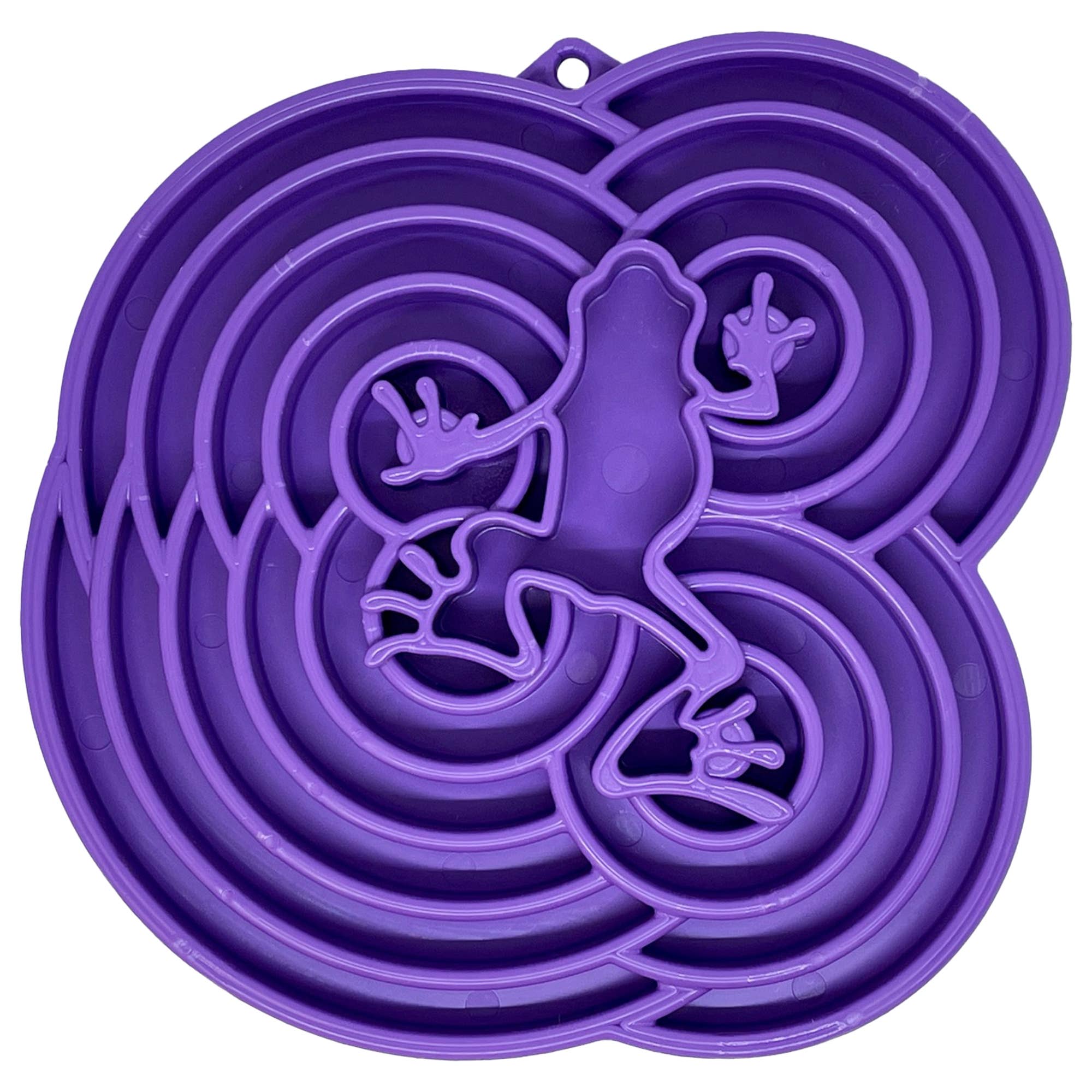 SodaPup - Water Frog Design eTray Enrichment Tray for Dogs - Purple